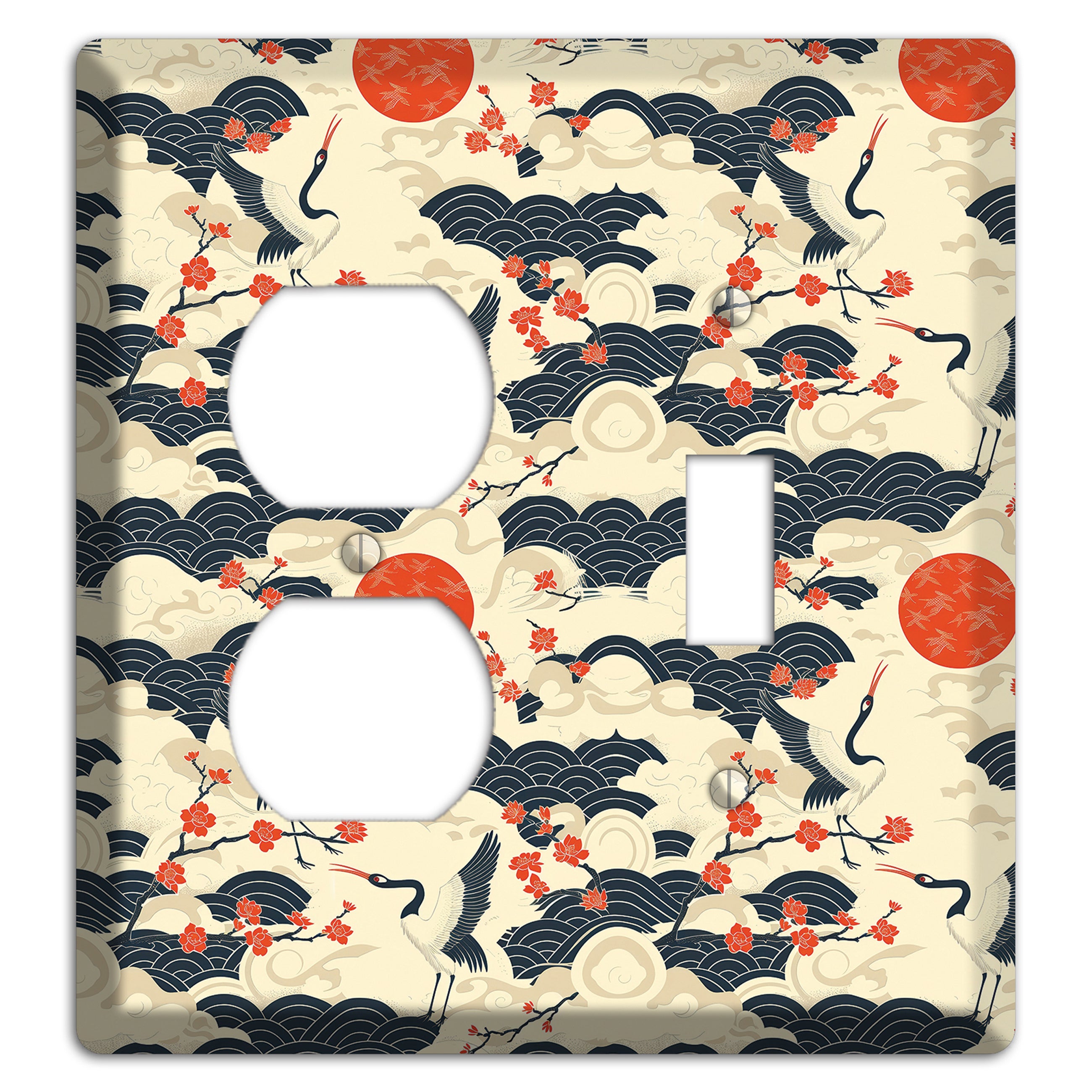 Crimson Sun Ascent Duplex / Toggle Wallplate