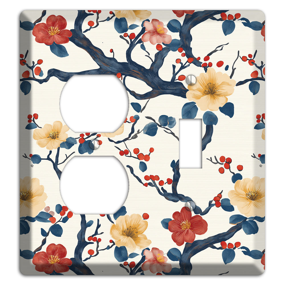 Berry Branch Reverie Duplex / Toggle Wallplate