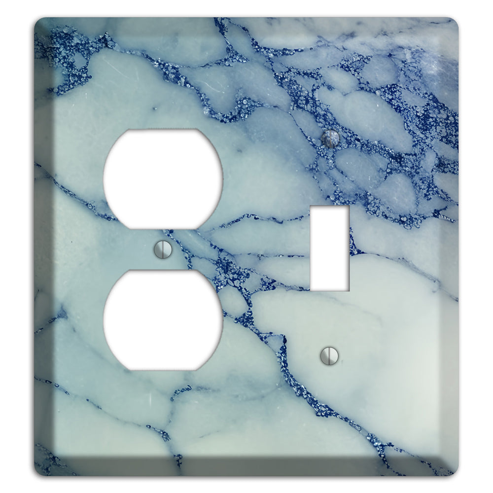 Opal marble Duplex / Toggle Wallplate