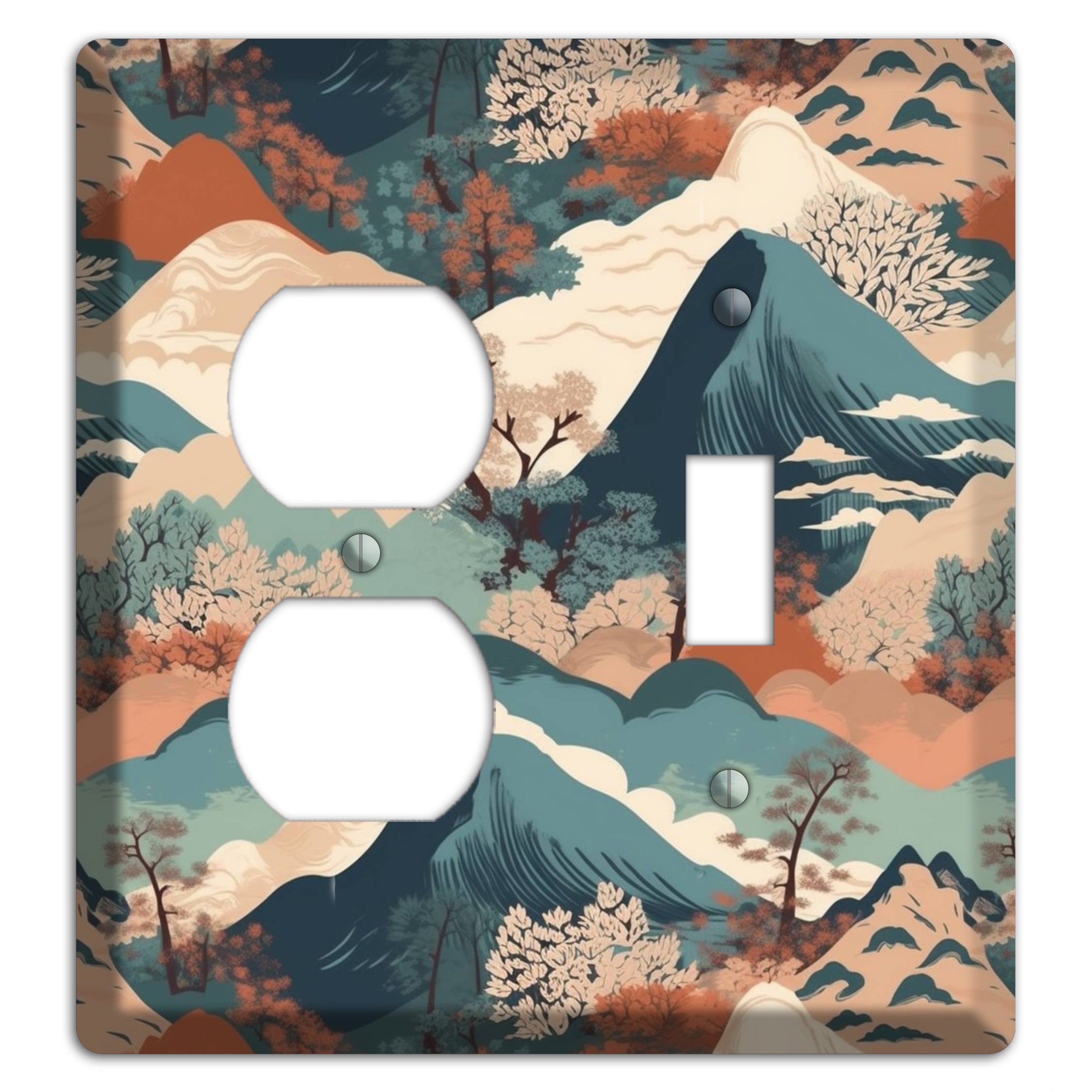 Mountain Reverie Duplex / Toggle Wallplate