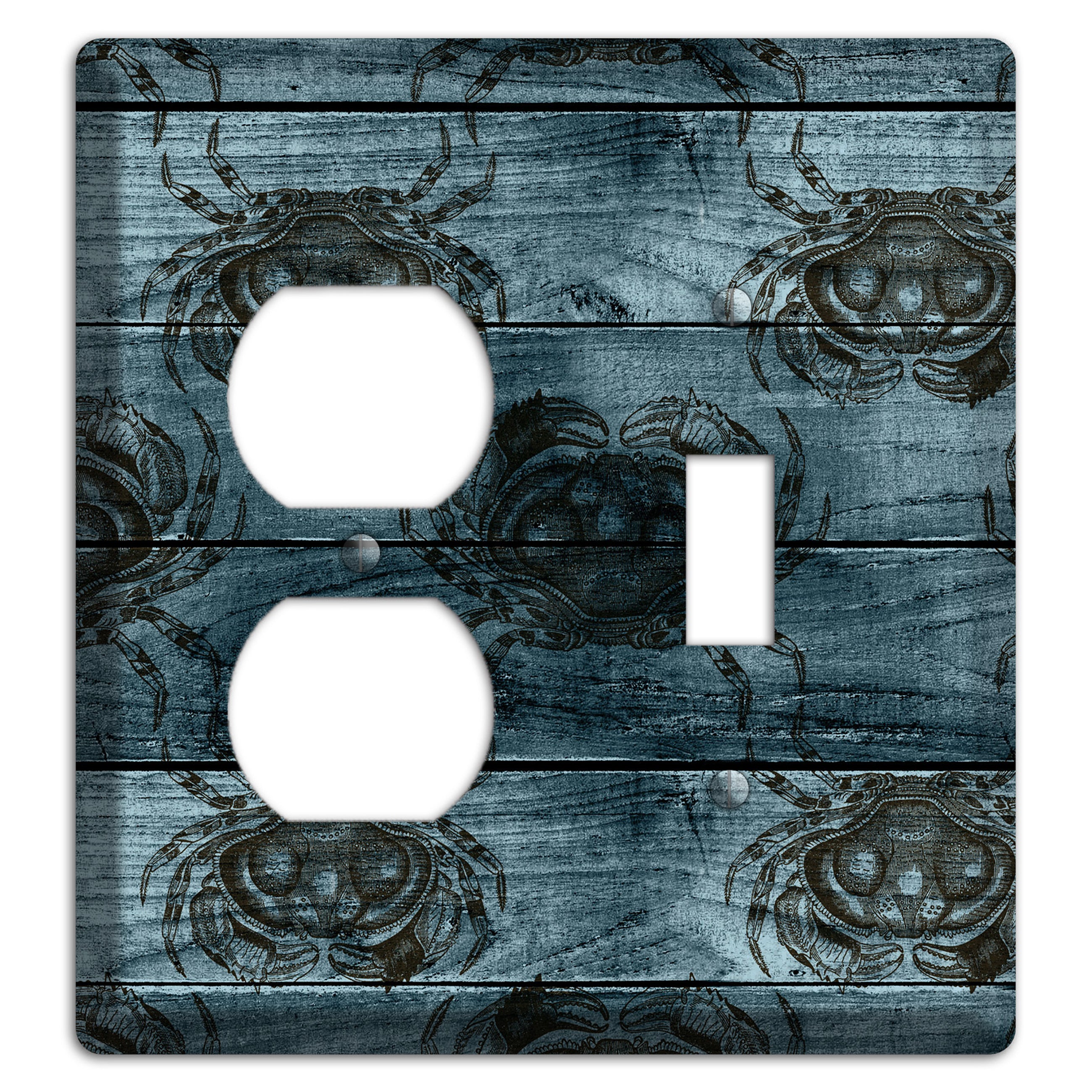 Crabby Waters Duplex / Toggle Wallplate