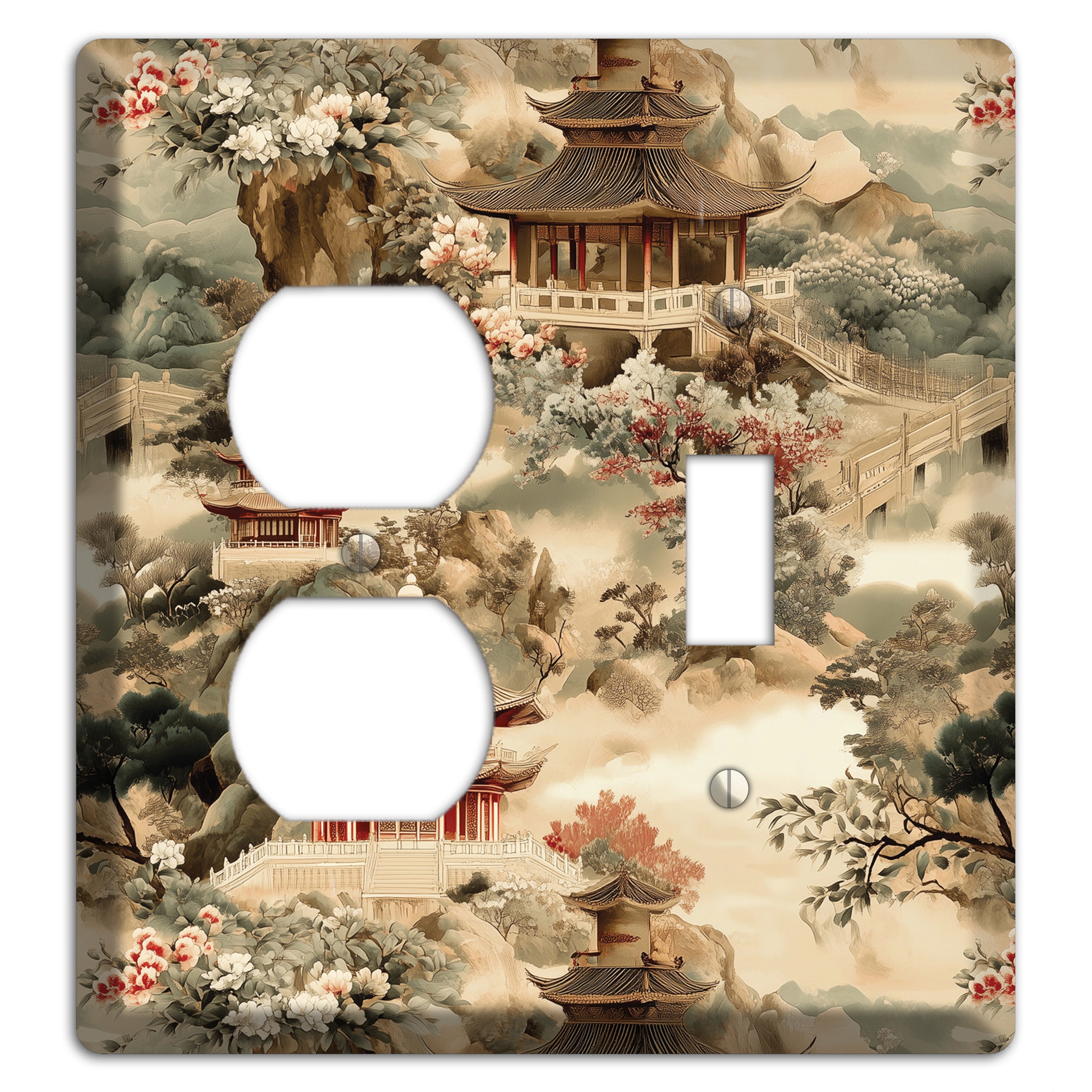 Jade Mountain Reverie Duplex / Toggle Wallplate