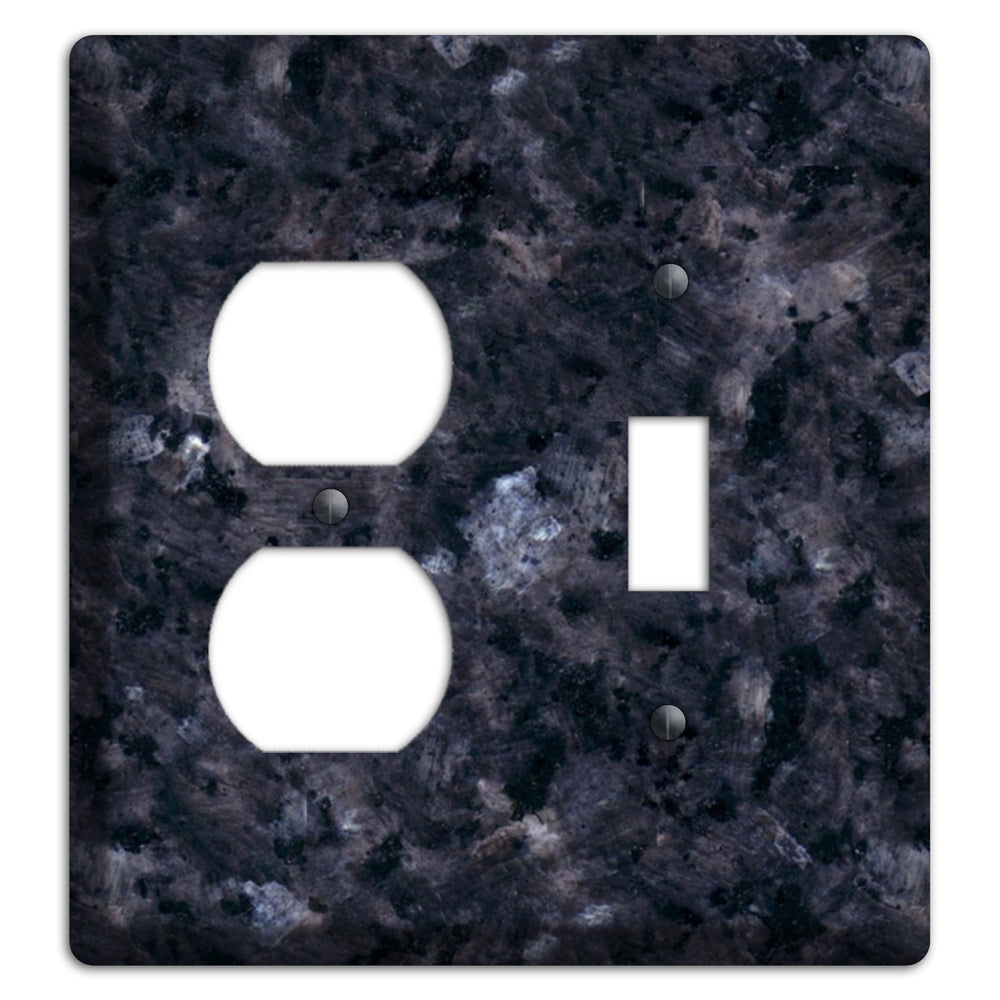 Blue Pearl Granite Duplex / Toggle Wallplate