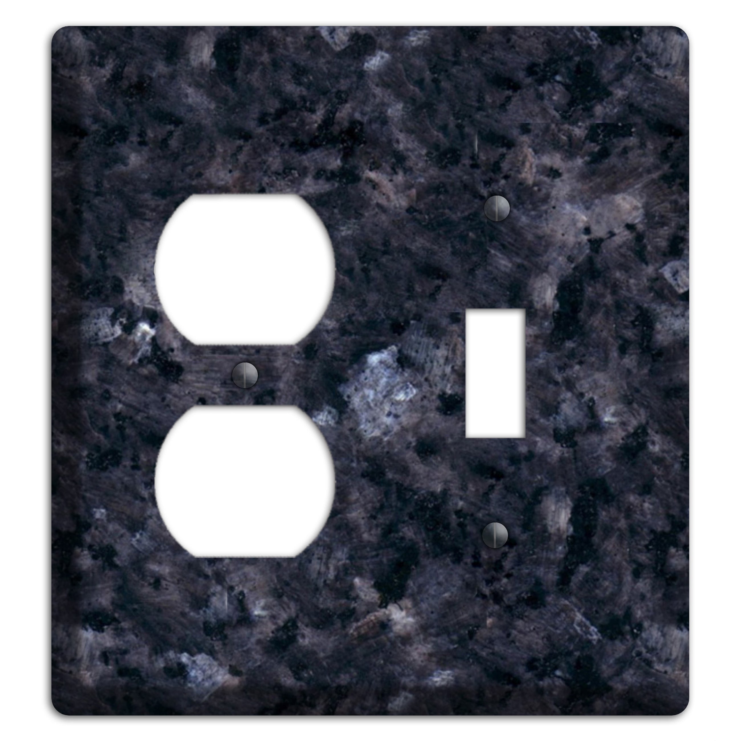 Blue Pearl Granite Duplex / Toggle Wallplate