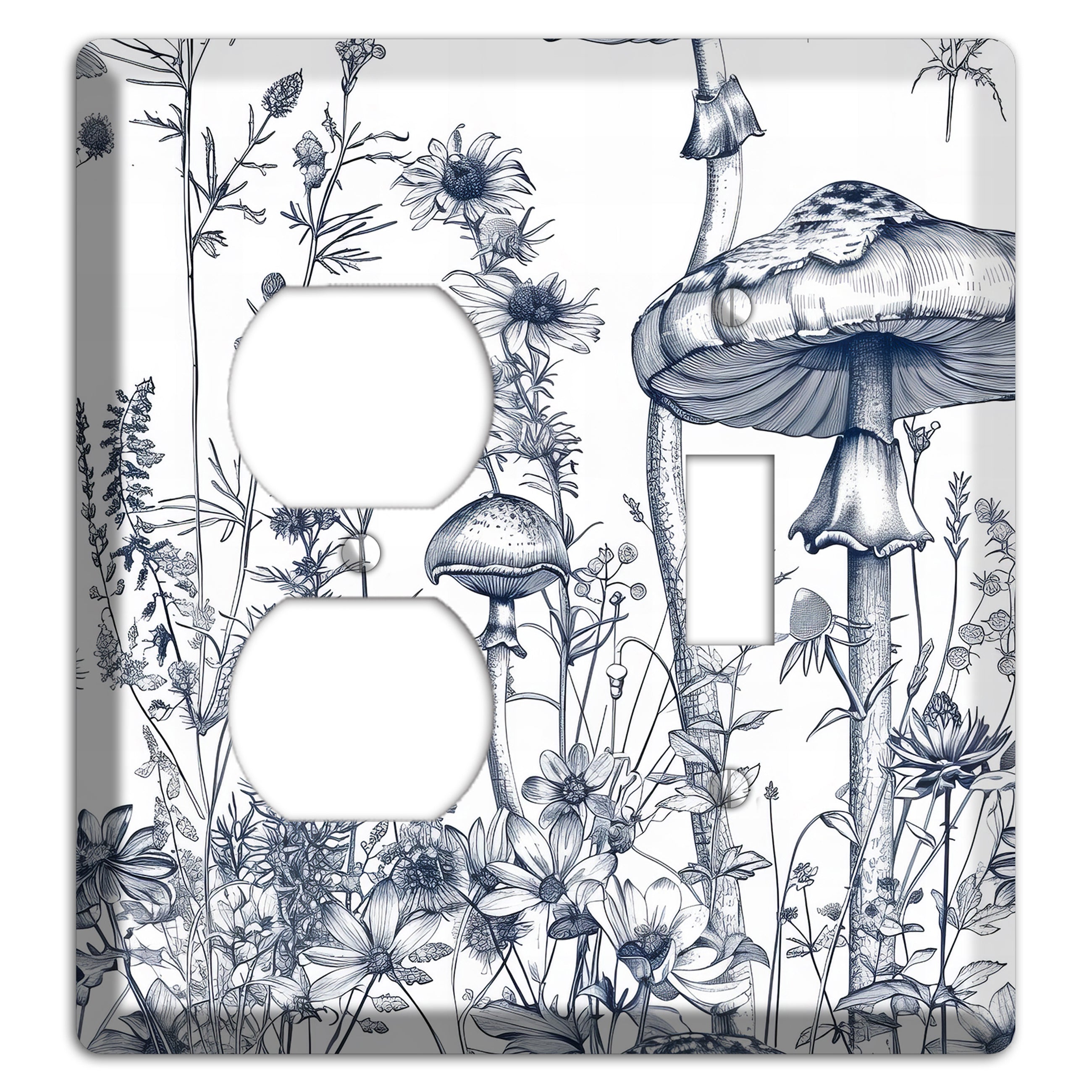 Forager's Meadow Spell Duplex / Toggle Wallplate