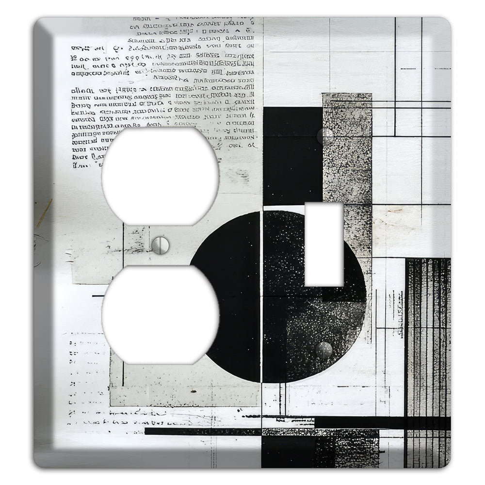 Cartographer's Dream Duplex / Toggle Wallplate