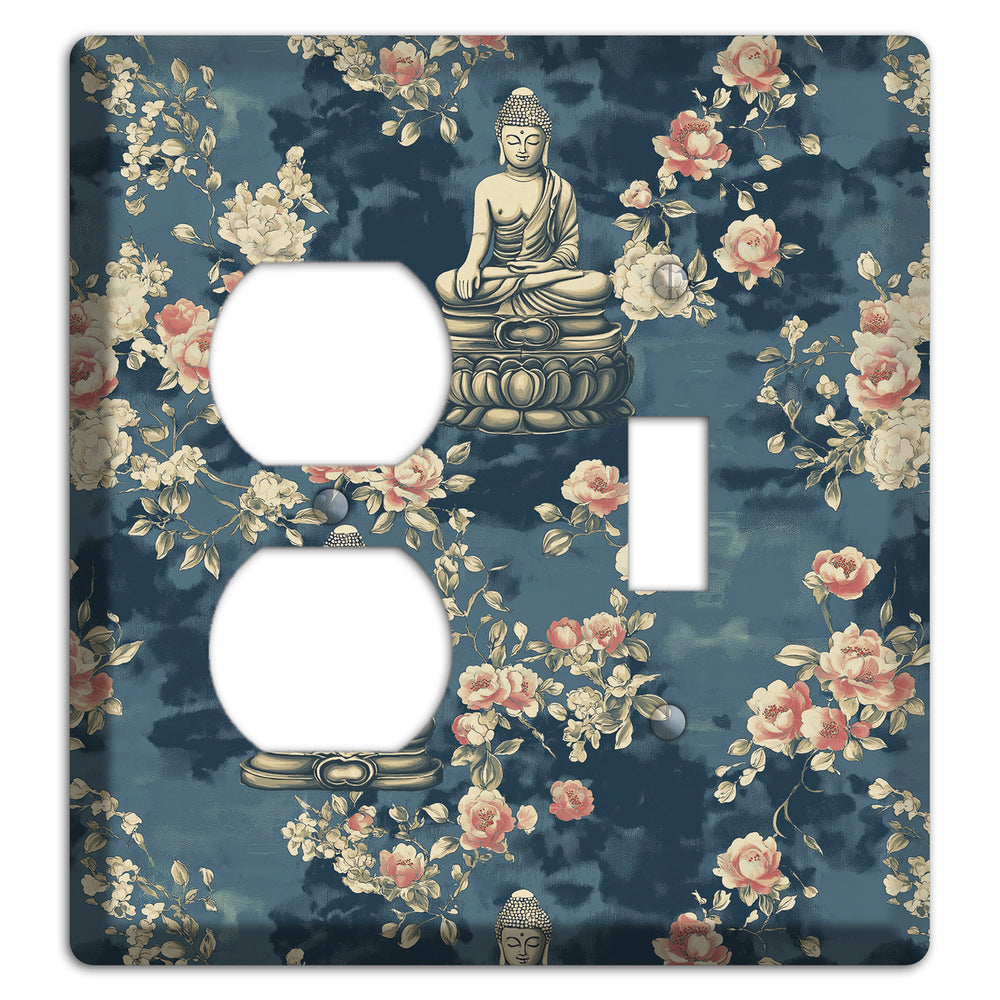 Lotus & Bloom Duplex / Toggle Wallplate