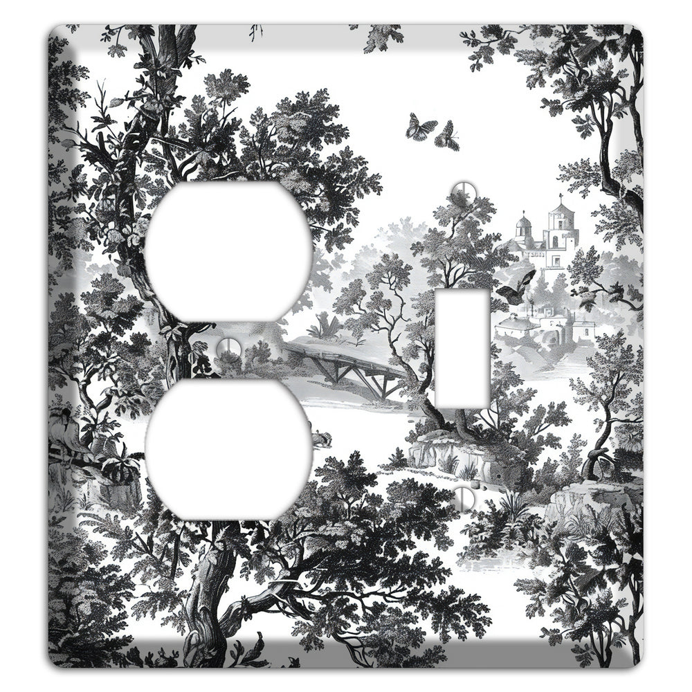 Woodland Chapel Mist Duplex / Toggle Wallplate