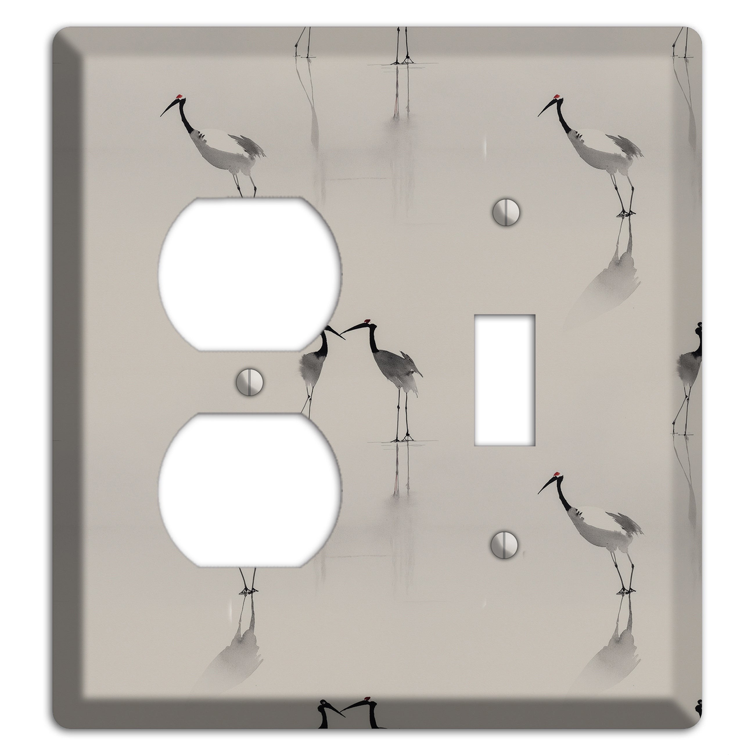 Mist & Mirror Vigil Duplex / Toggle Wallplate