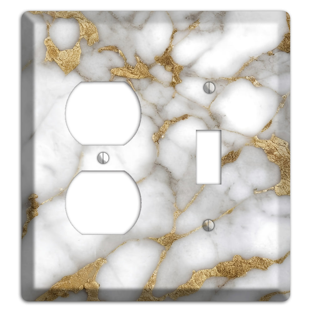 Twine Marble Duplex / Toggle Wallplate