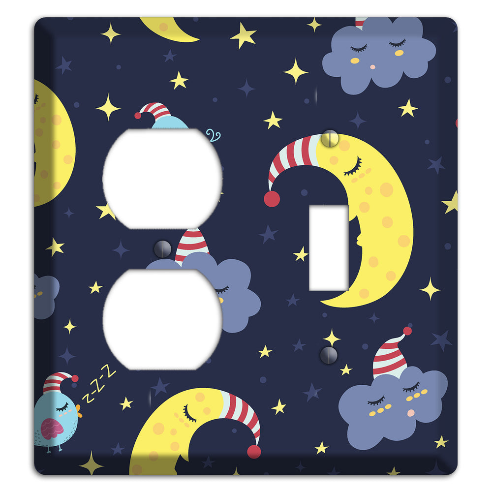 Sleepy Skies Duplex / Toggle Wallplate