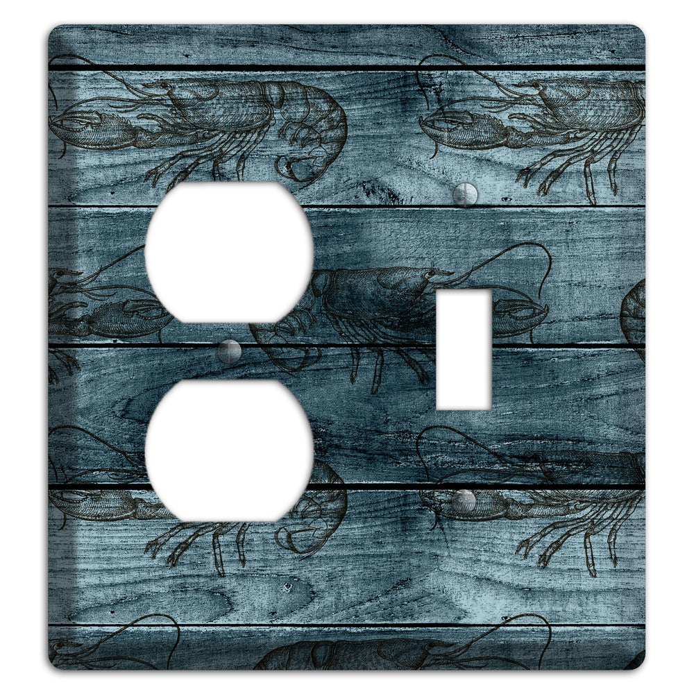 Lobster Ledger Duplex / Toggle Wallplate