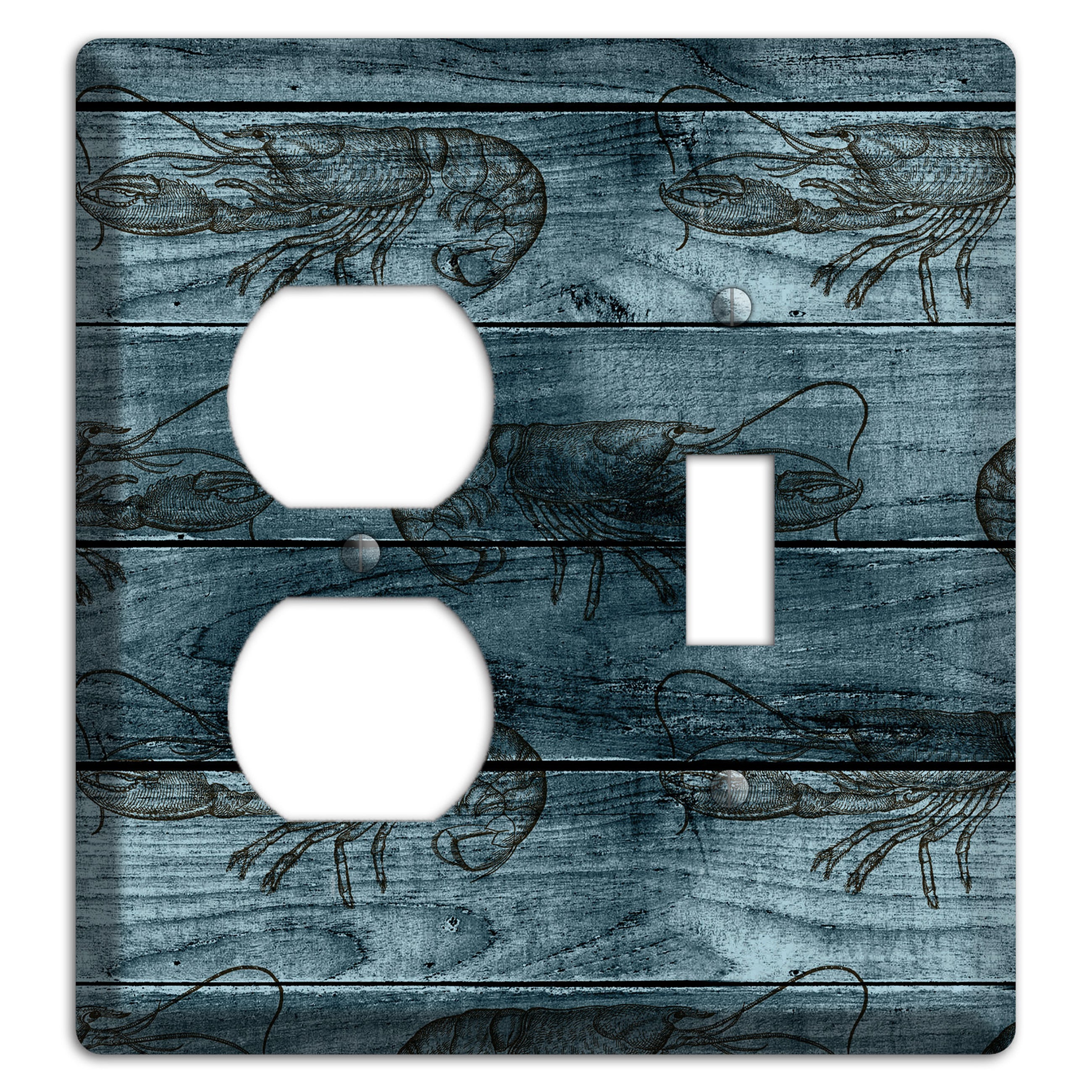 Lobster Ledger Duplex / Toggle Wallplate
