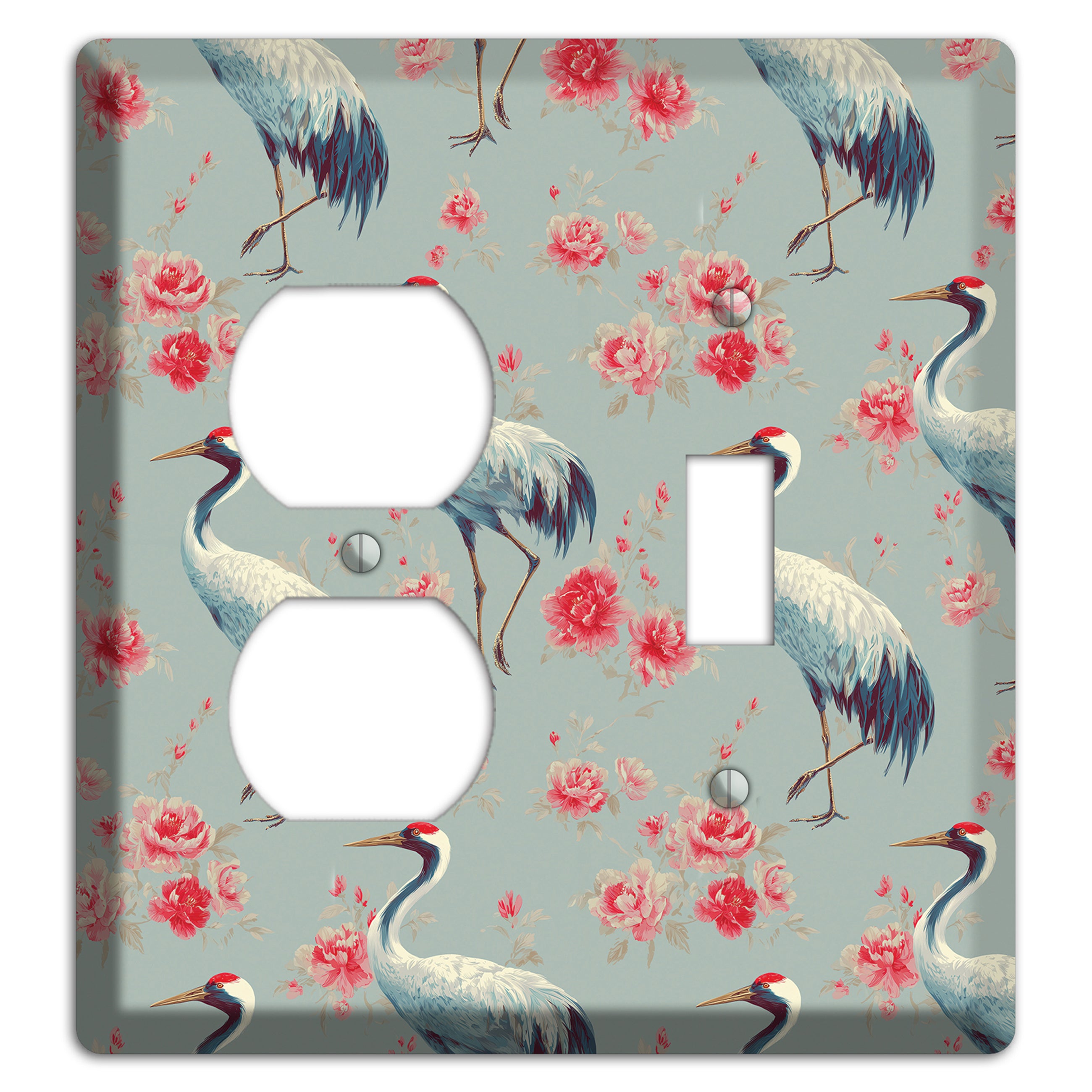 Rose Mist Vigil Duplex / Toggle Wallplate