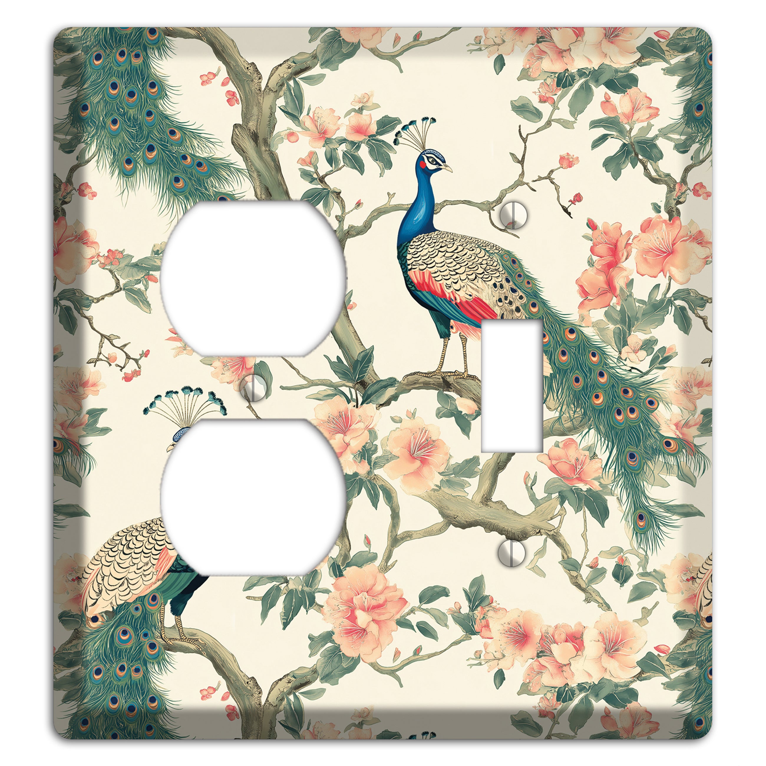 Imperial Plumage Garden Duplex / Toggle Wallplate