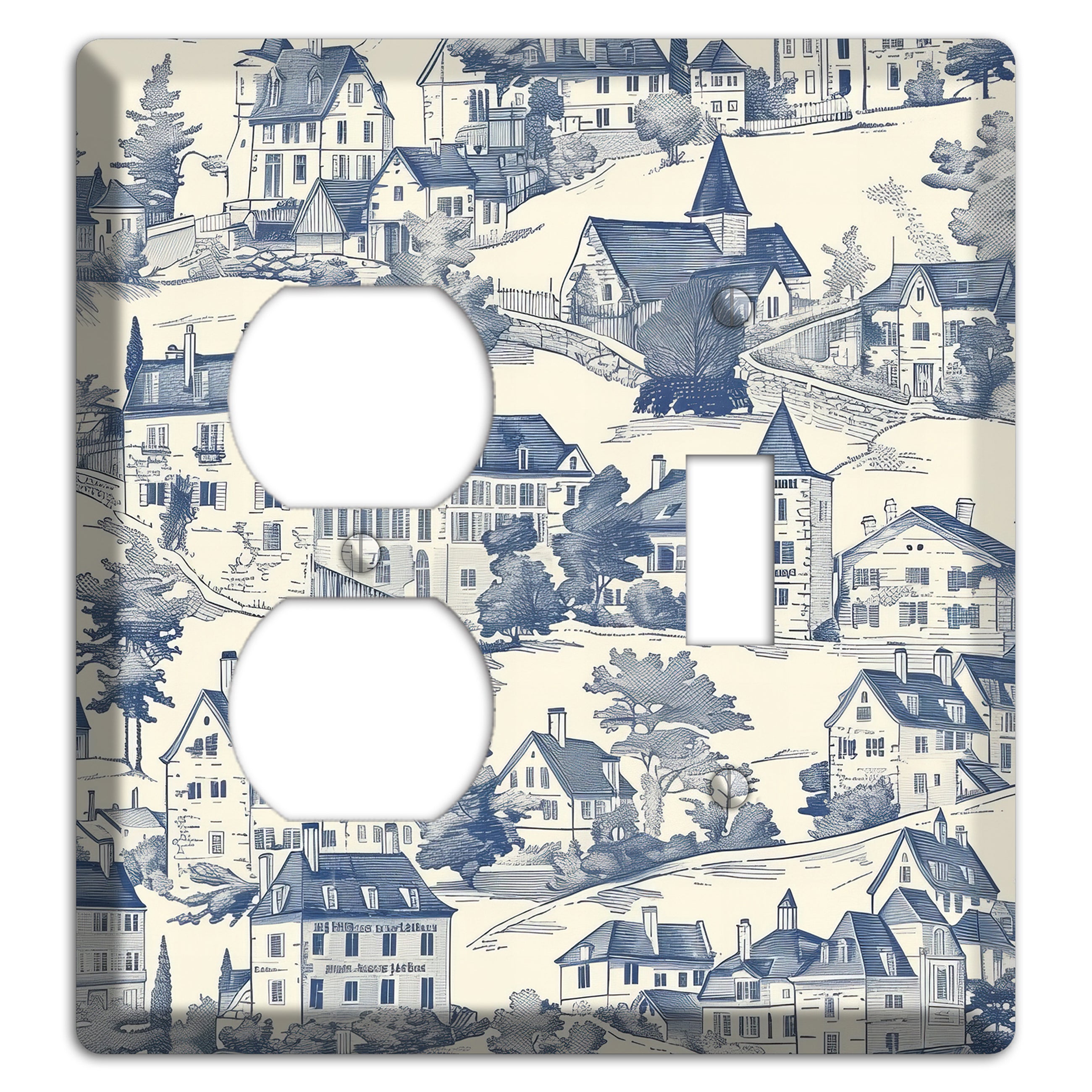 Village Chronicle Duplex / Toggle Wallplate