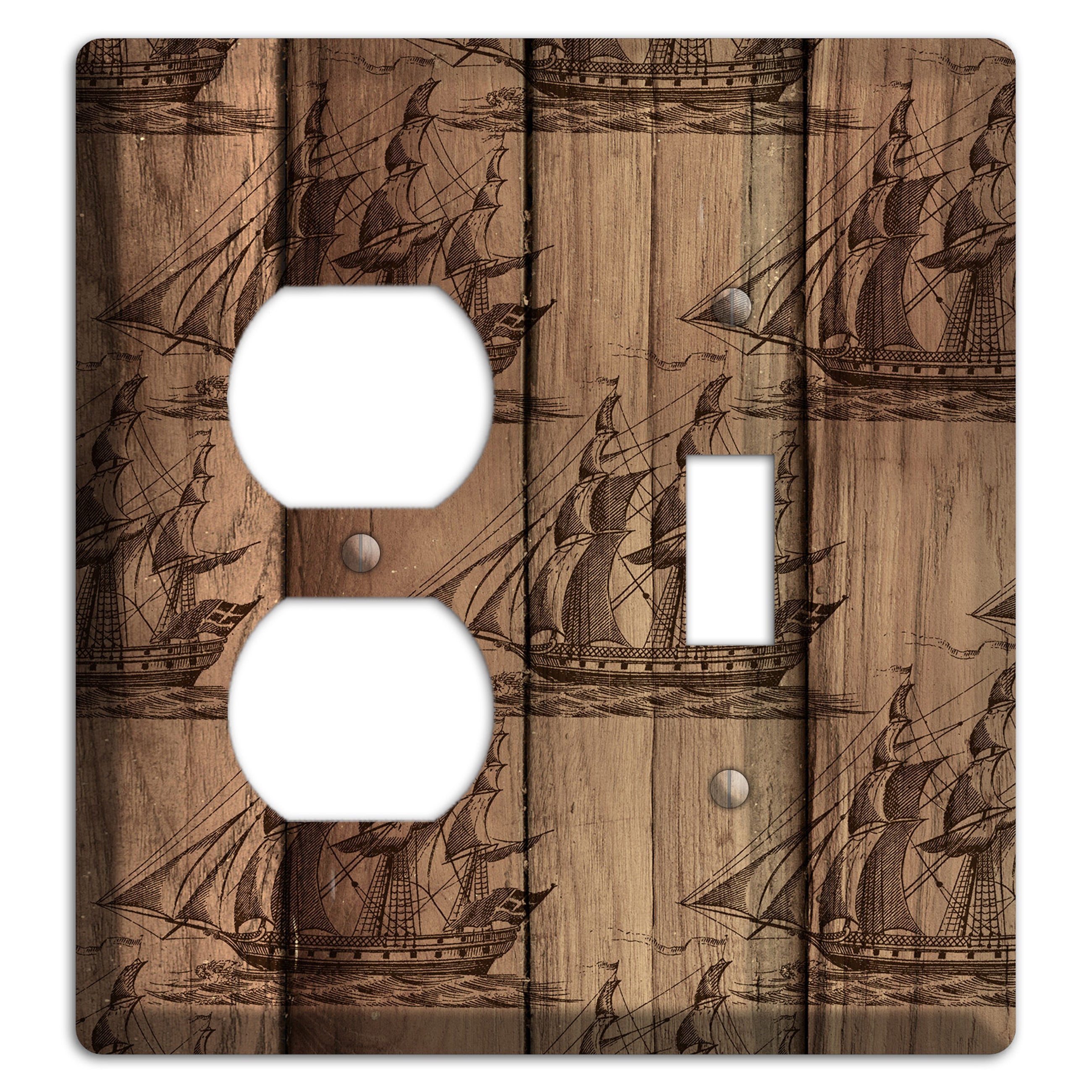 Tall Ships & Timber Duplex / Toggle Wallplate