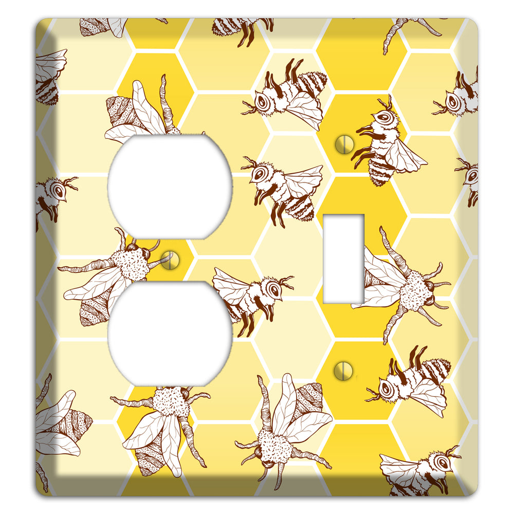 Hive & Wing Duplex / Toggle Wallplate