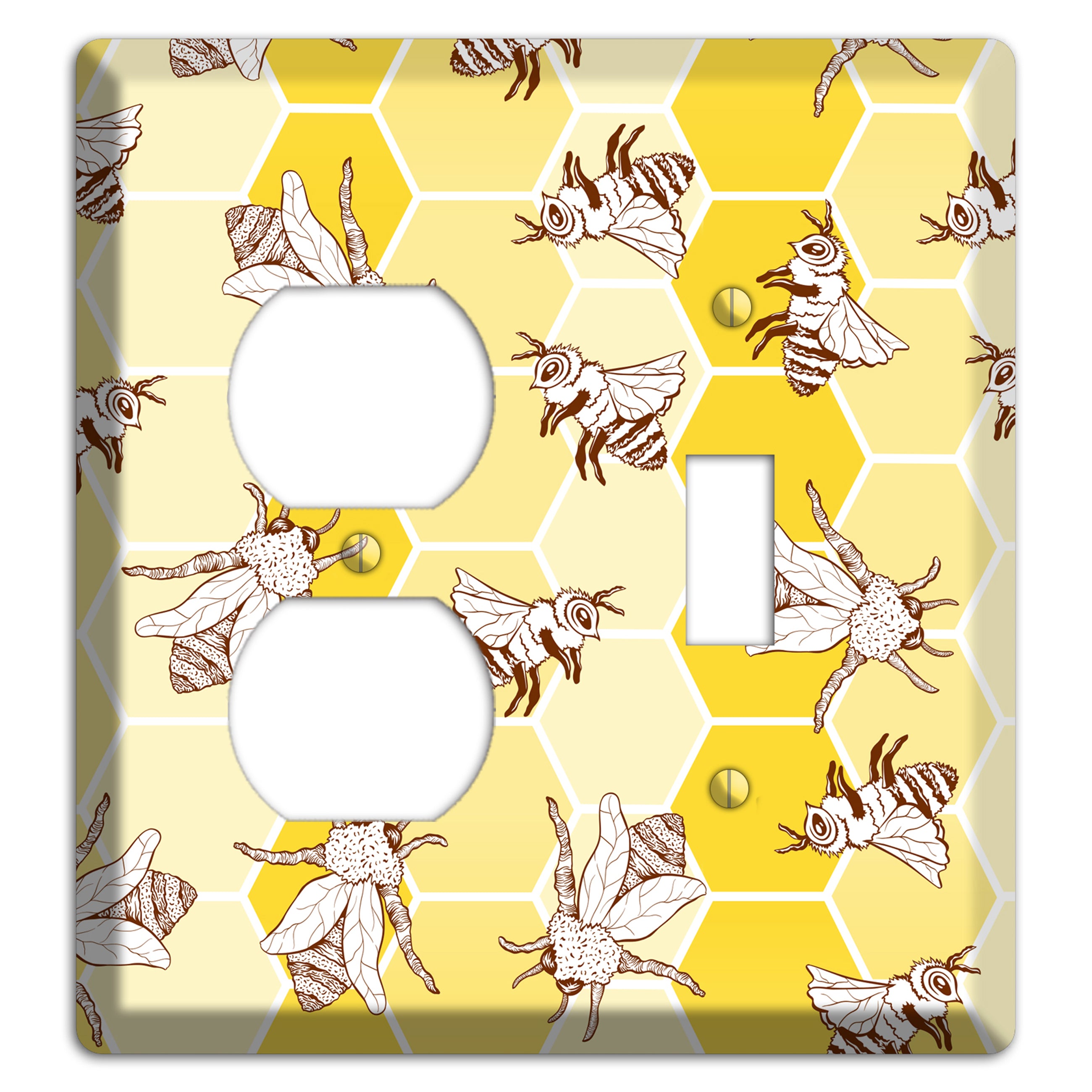 Hive & Wing Duplex / Toggle Wallplate