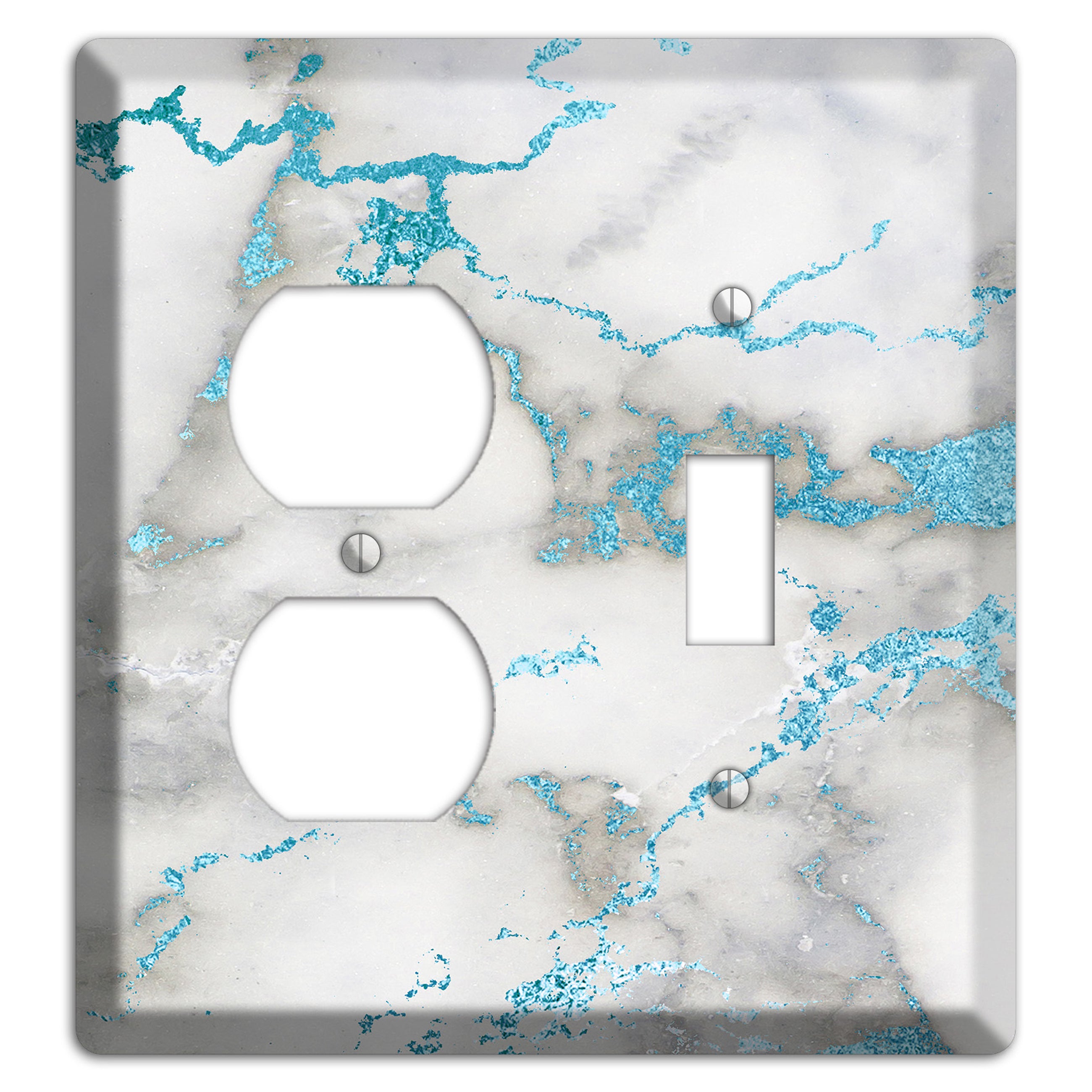 Gumbo Marble Duplex / Toggle Wallplate