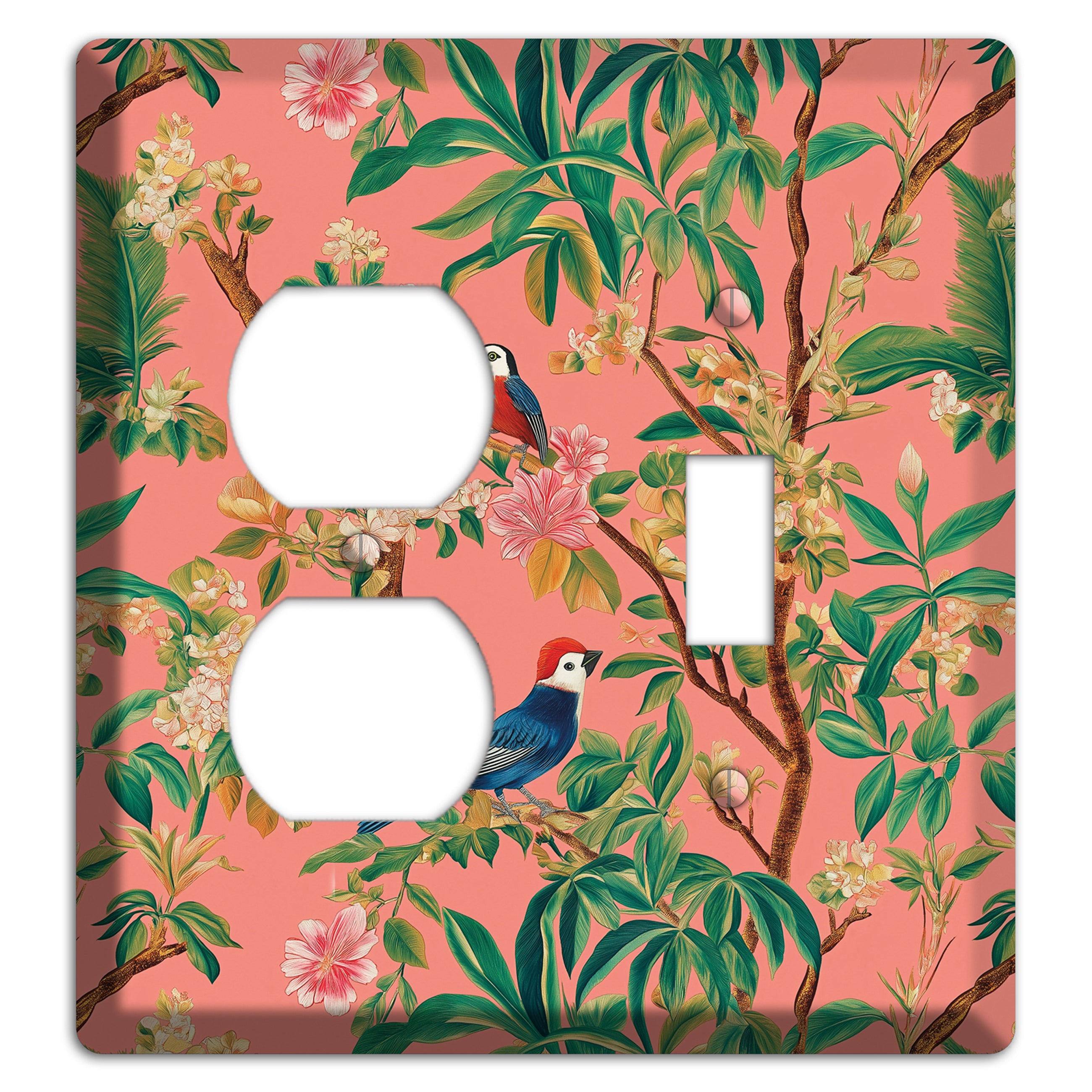 Coral Garden Reverie Duplex / Toggle Wallplate