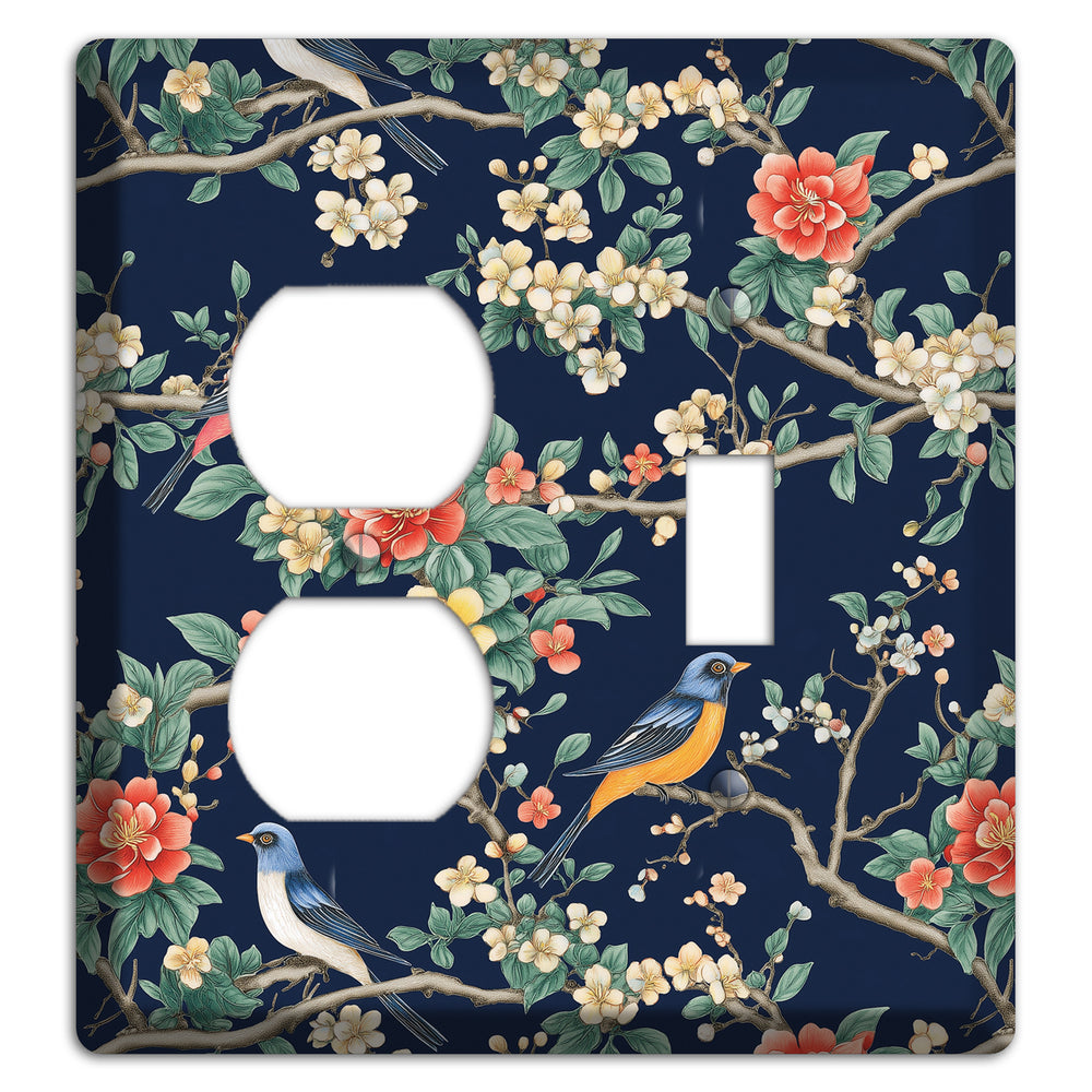 Songbirds & Blossoms Duplex / Toggle Wallplate
