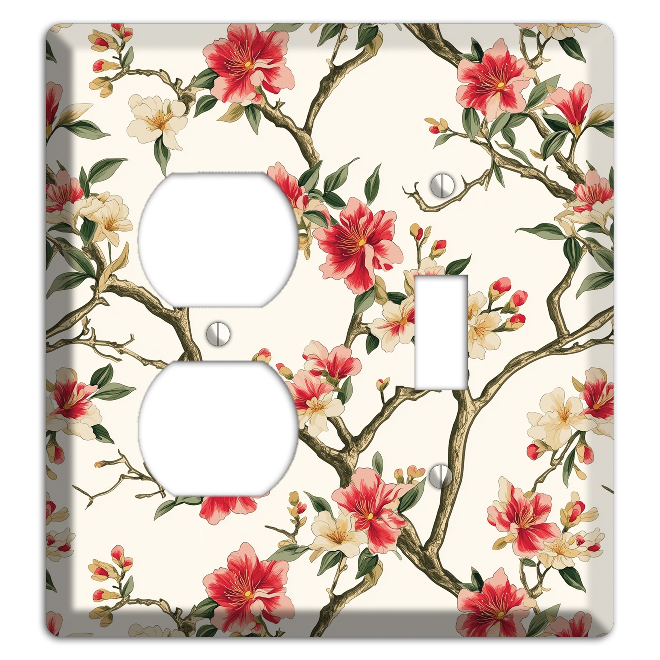 Blossom & Bough Duplex / Toggle Wallplate