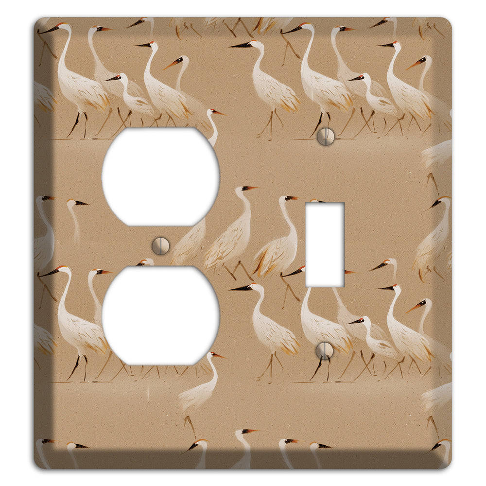 Sandy Shore Gathering Duplex / Toggle Wallplate