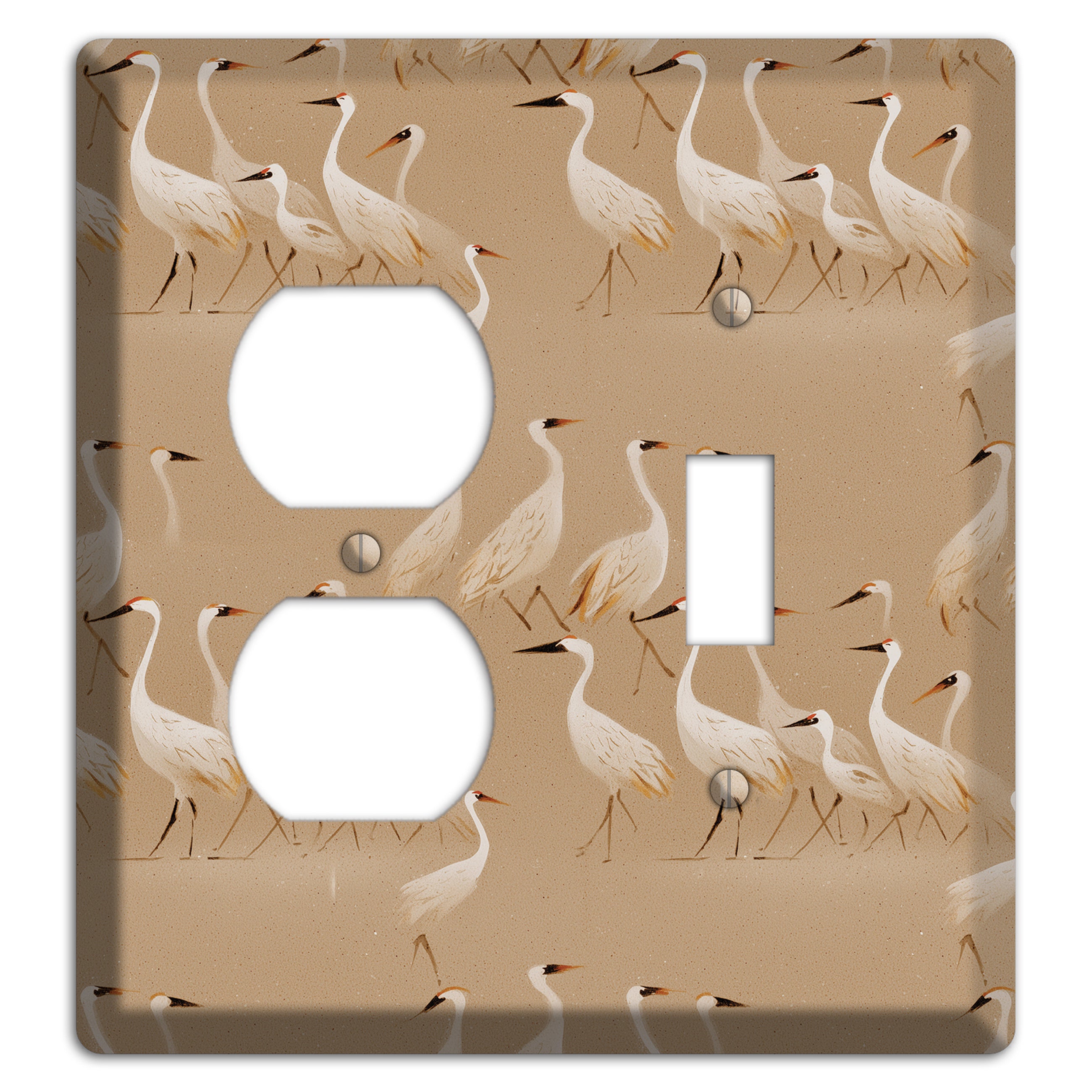 Sandy Shore Gathering Duplex / Toggle Wallplate