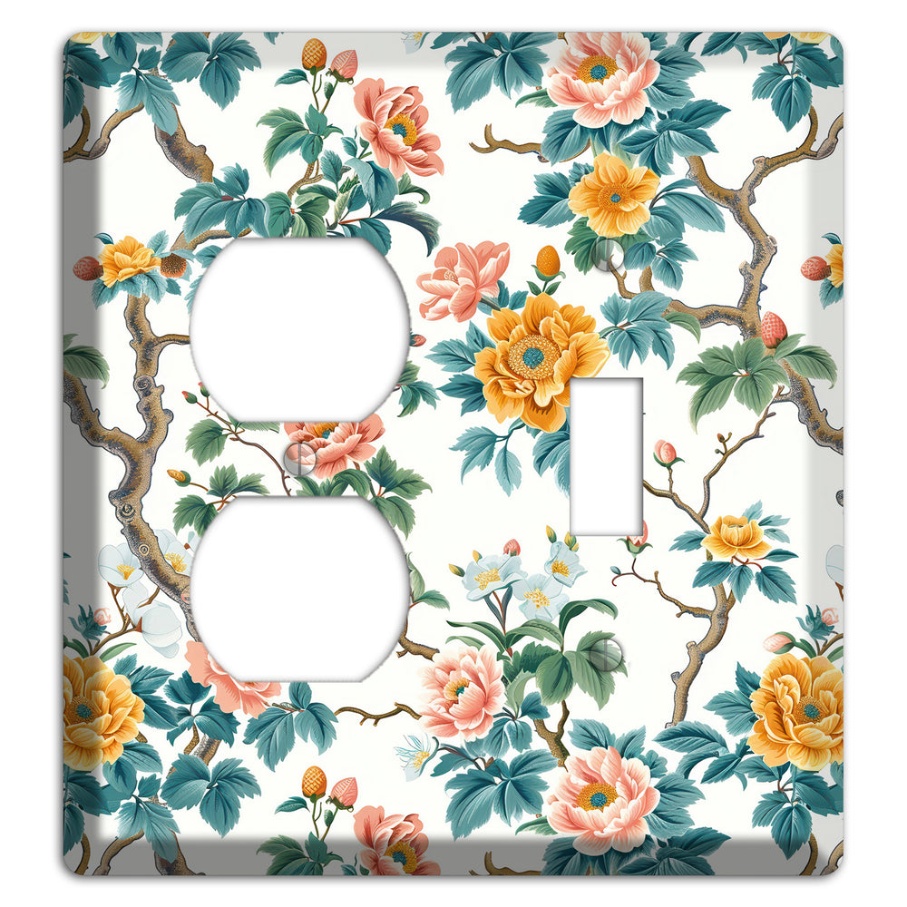 Blossom & Bough Duplex / Toggle Wallplate