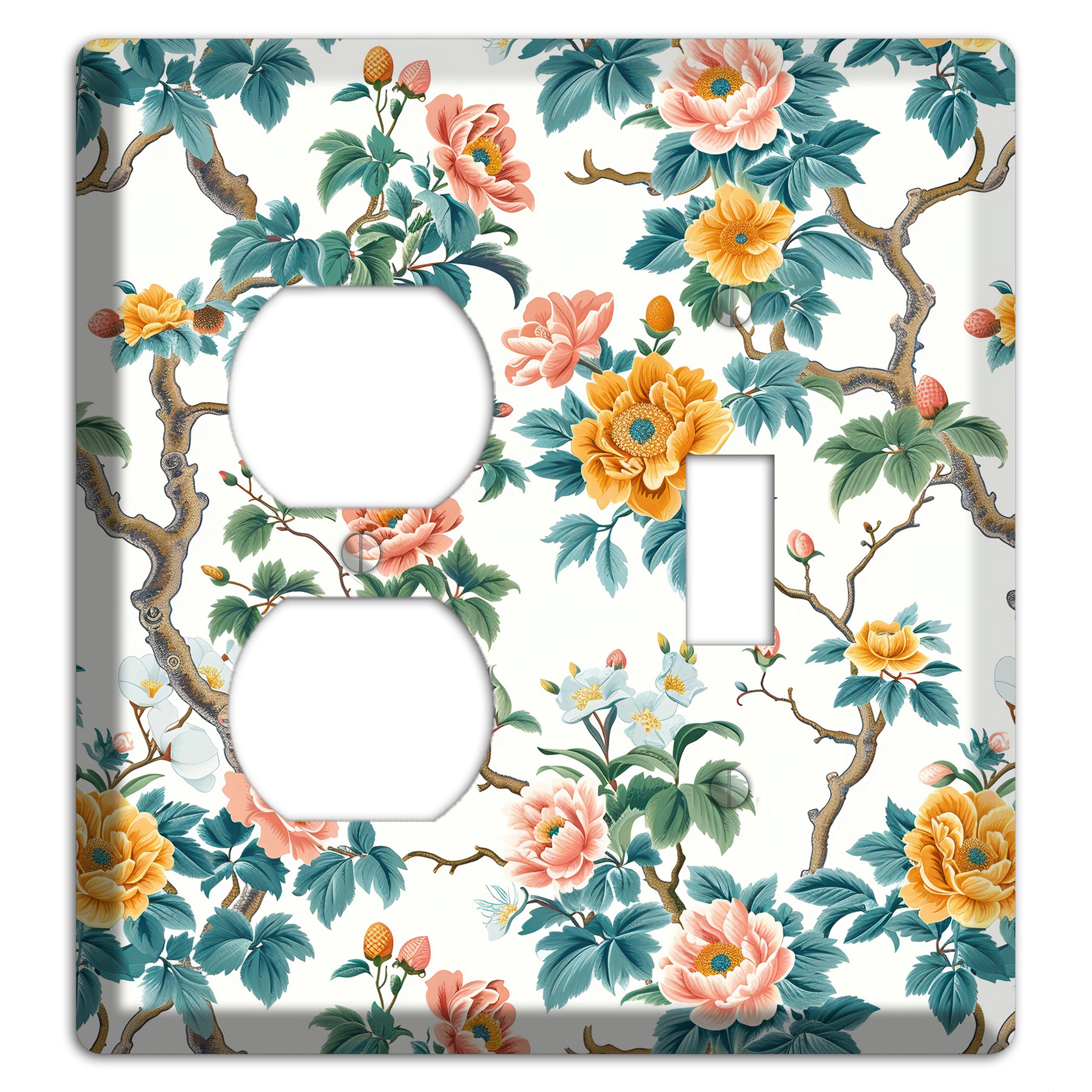 Blossom & Bough Duplex / Toggle Wallplate
