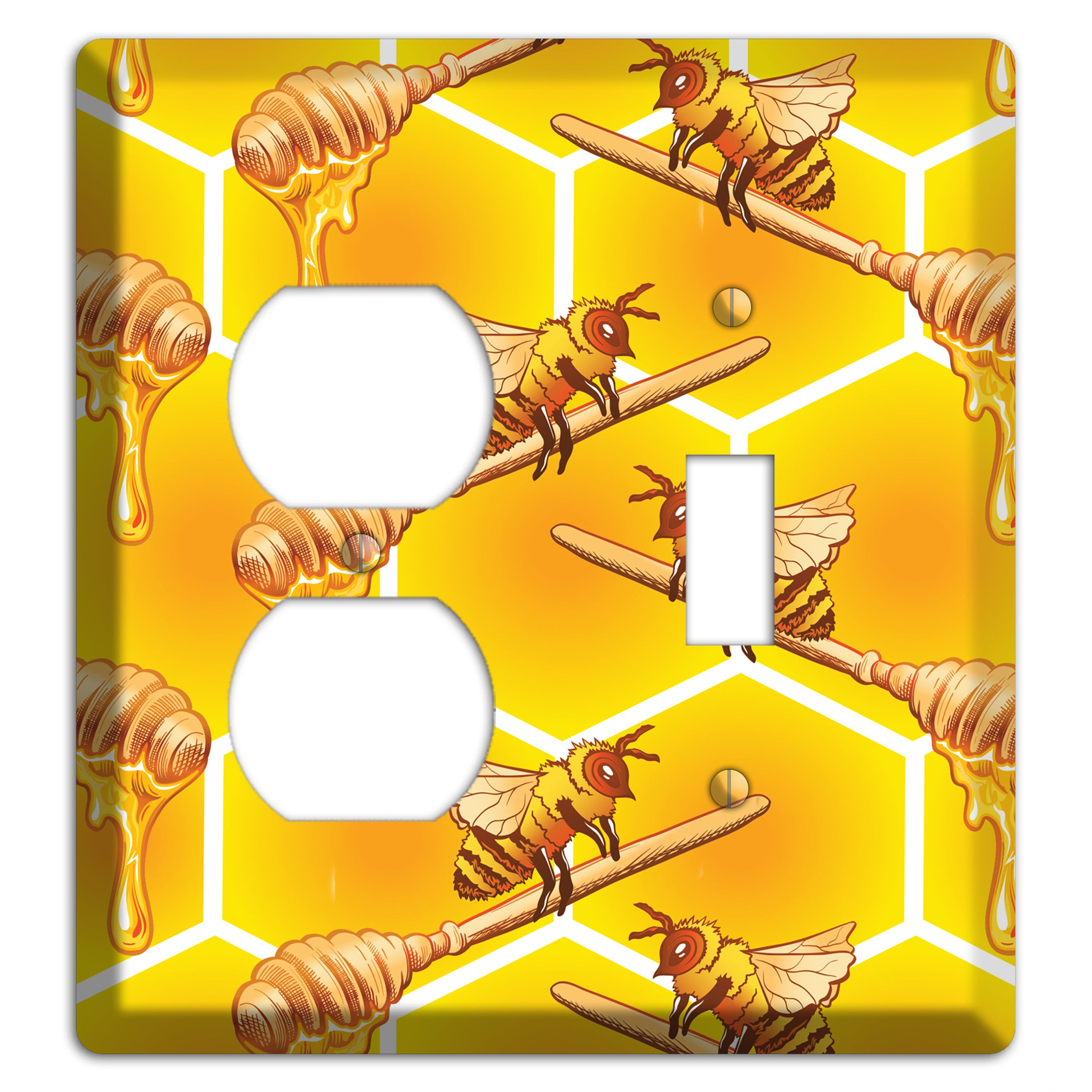 Golden Hive Ritual Duplex / Toggle Wallplate