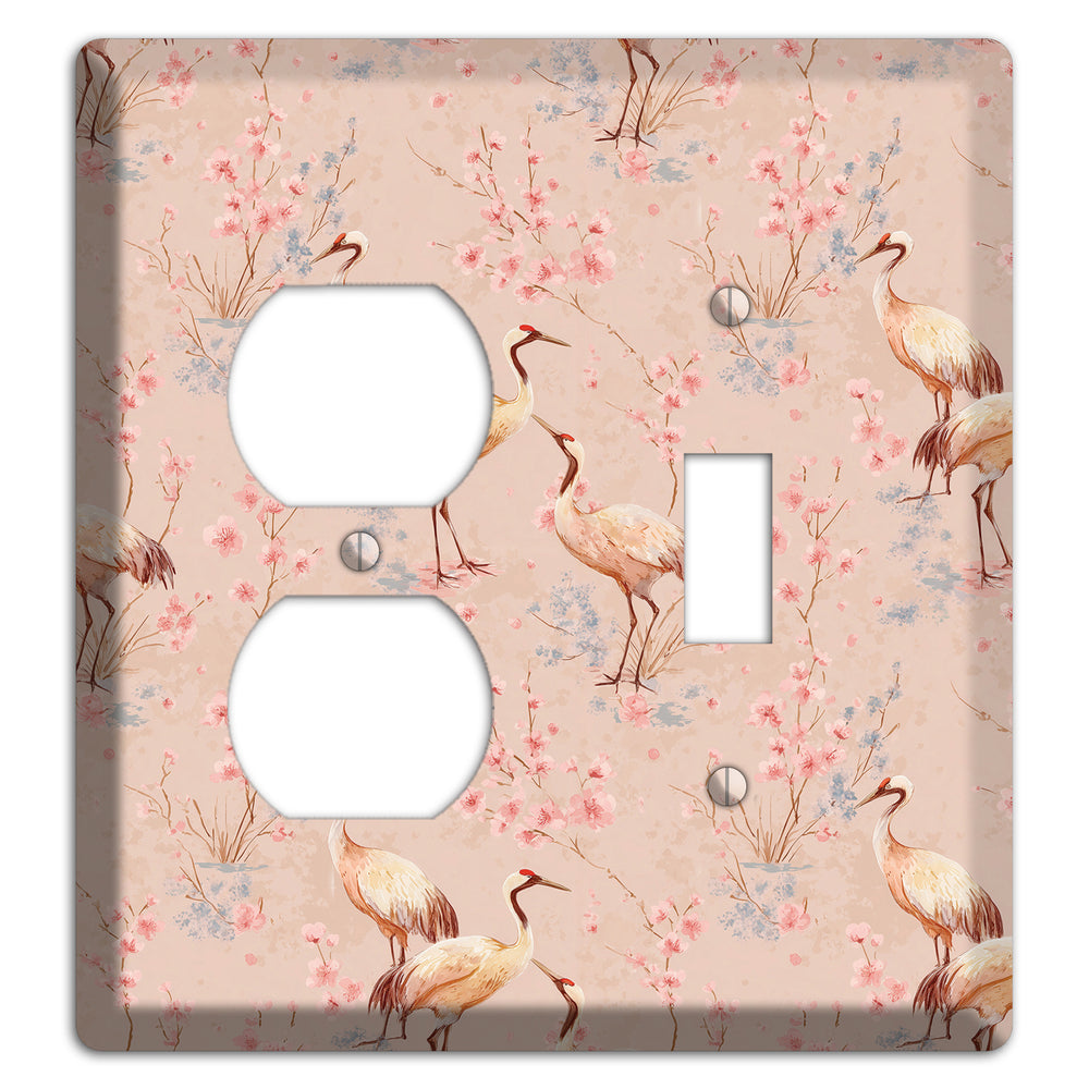 Blush Sakura Passage Duplex / Toggle Wallplate