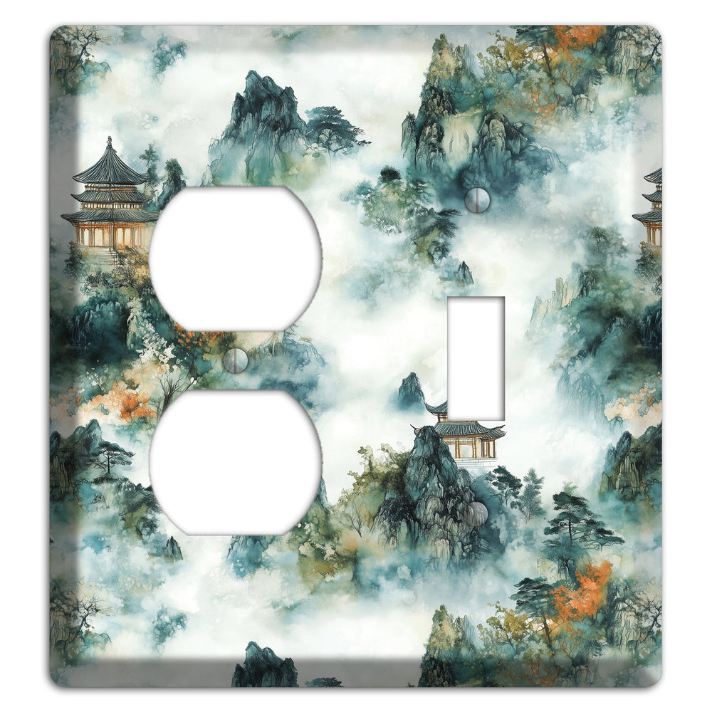 Pavilions in the Mist Duplex / Toggle Wallplate