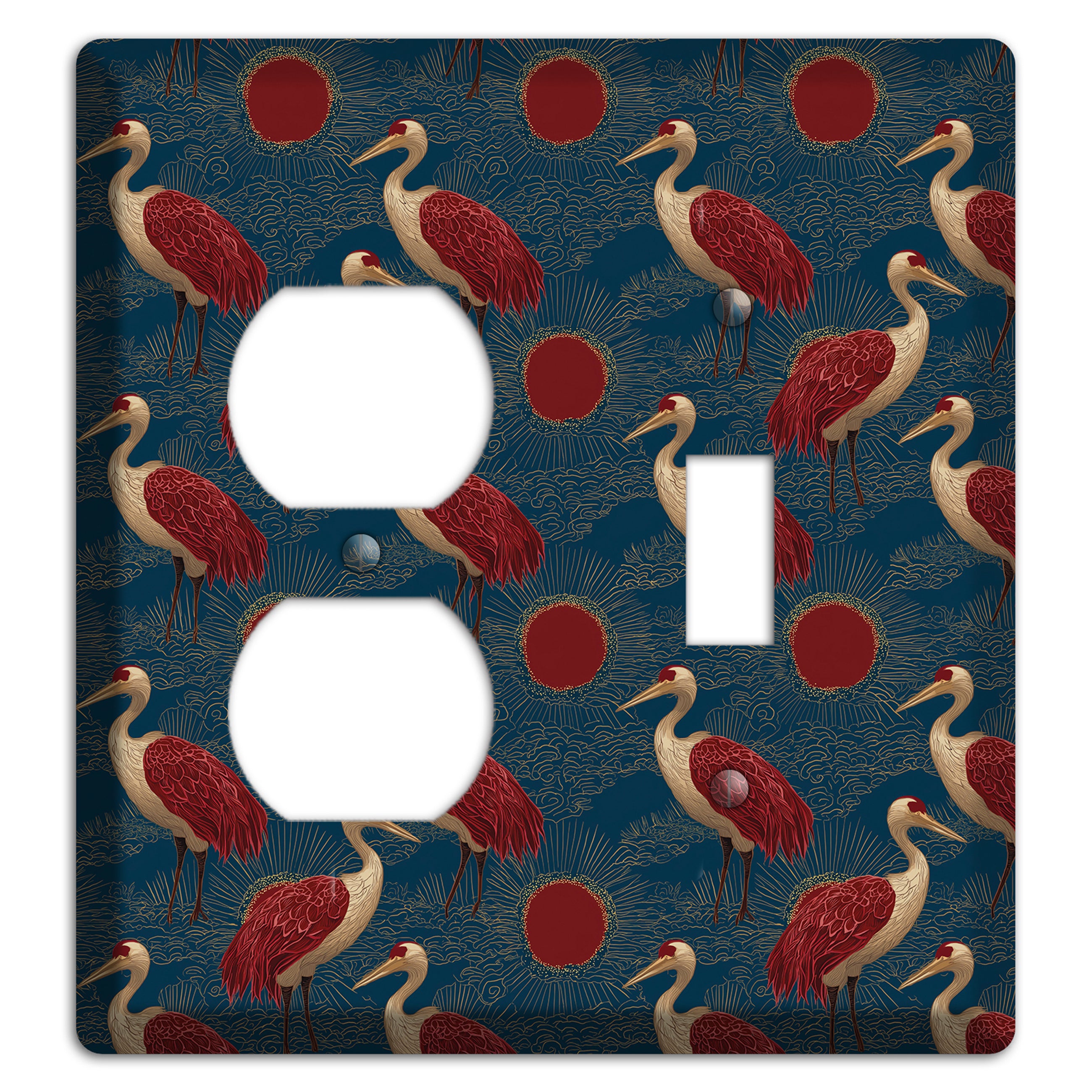 Indigo Sun Vigil Duplex / Toggle Wallplate