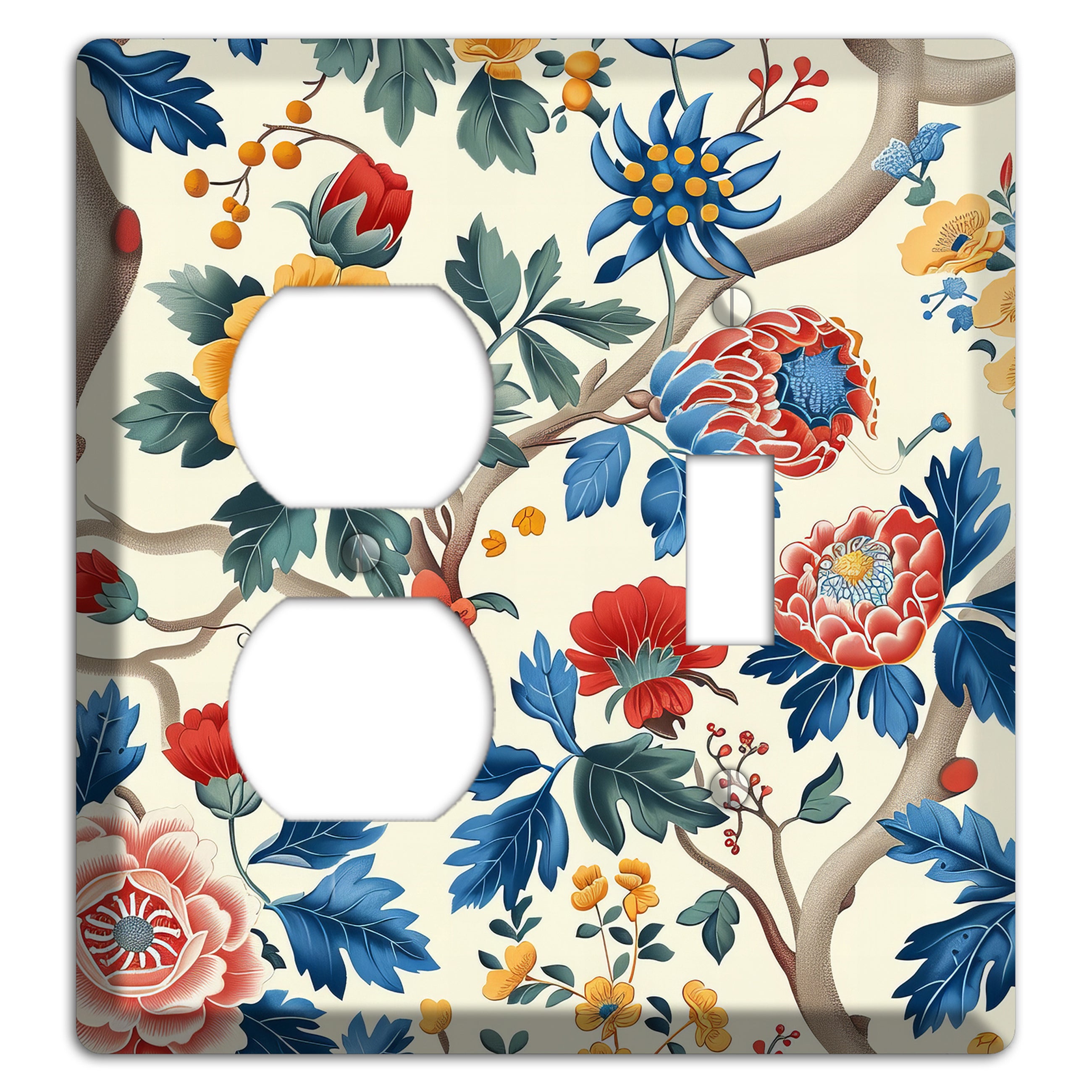 Tangled Bower Fête Duplex / Toggle Wallplate