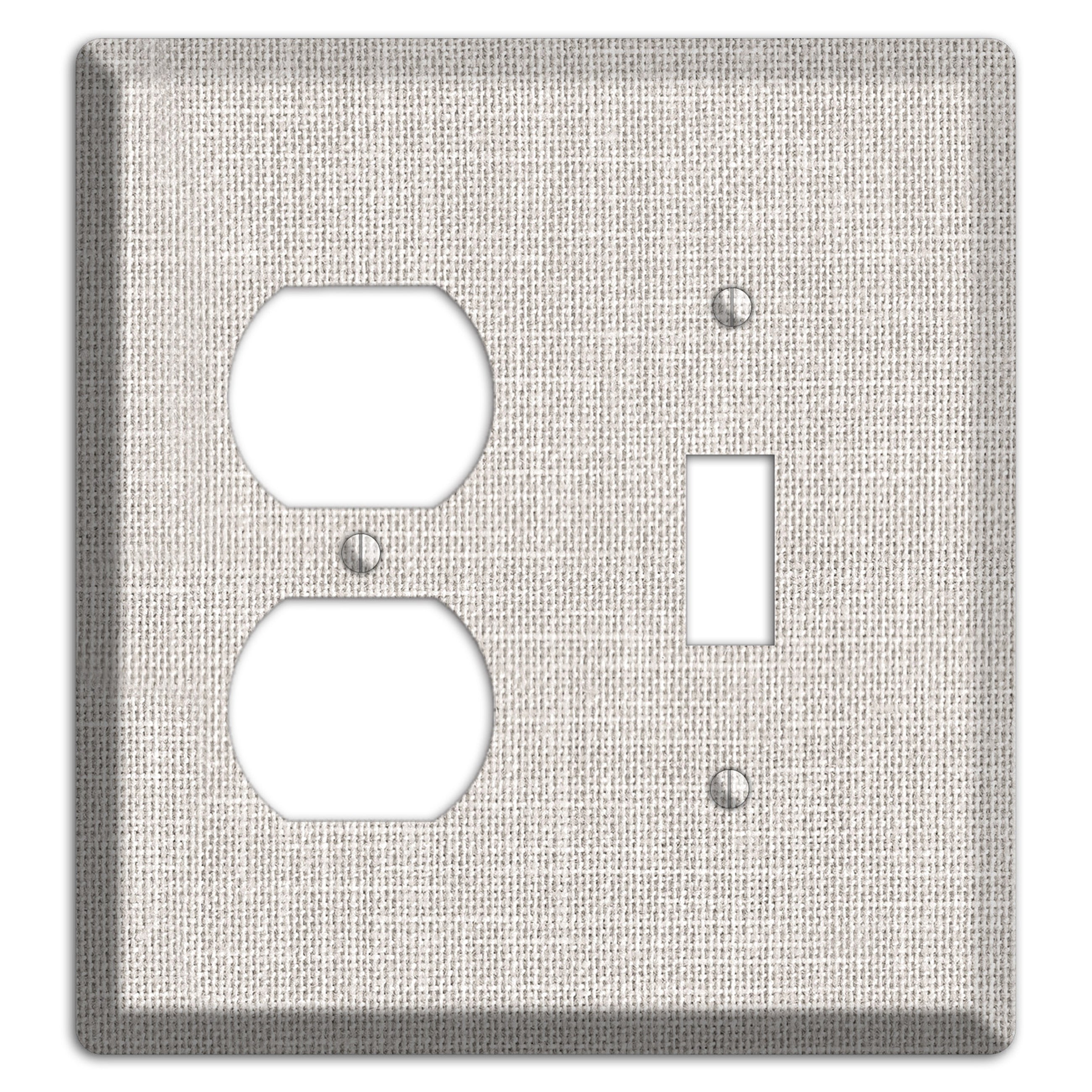 Linen Drift Duplex / Toggle Wallplate