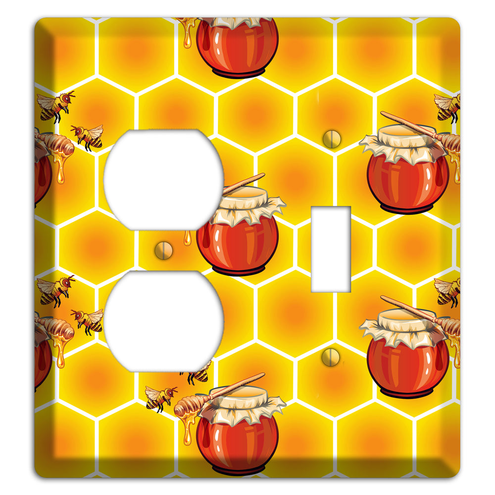 Harvest Season Repeating Duplex / Toggle Wallplate