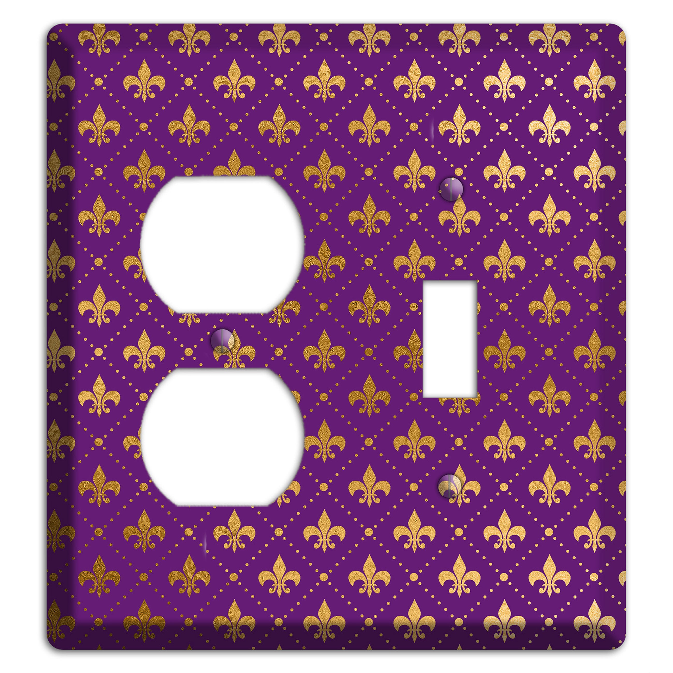 Velvet Crown Duplex / Toggle Wallplate