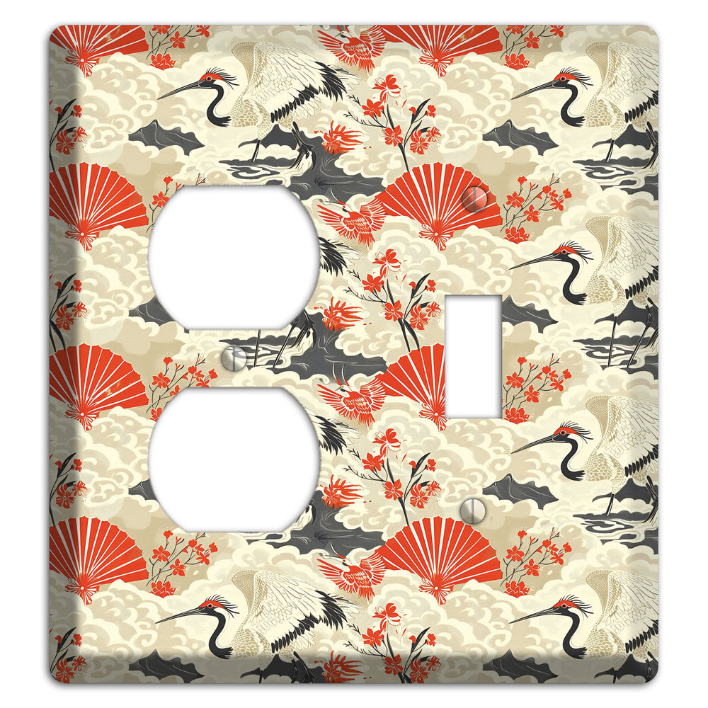 Vermillion Mist Reverie Duplex / Toggle Wallplate