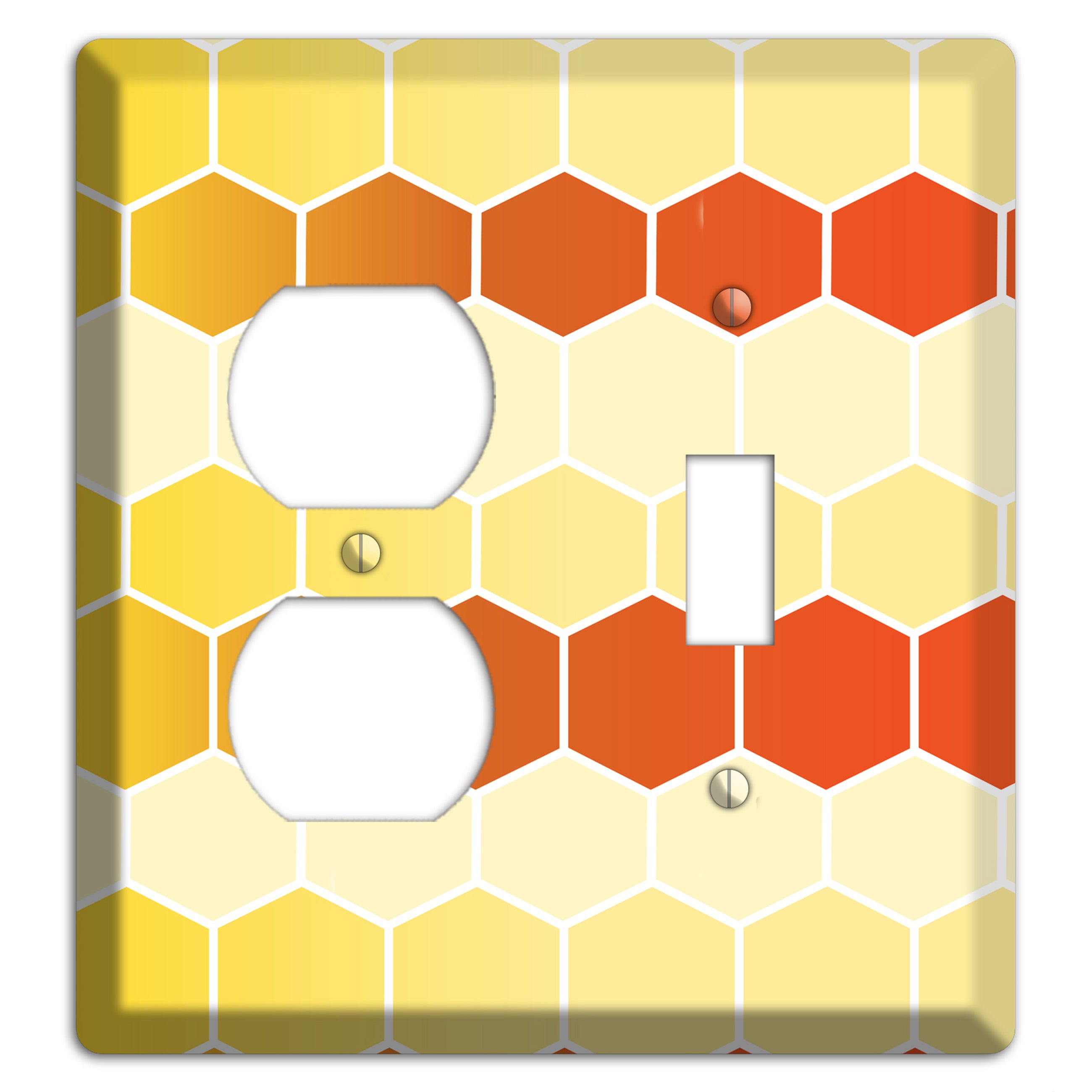 Amber Cell Drift Duplex / Toggle Wallplate