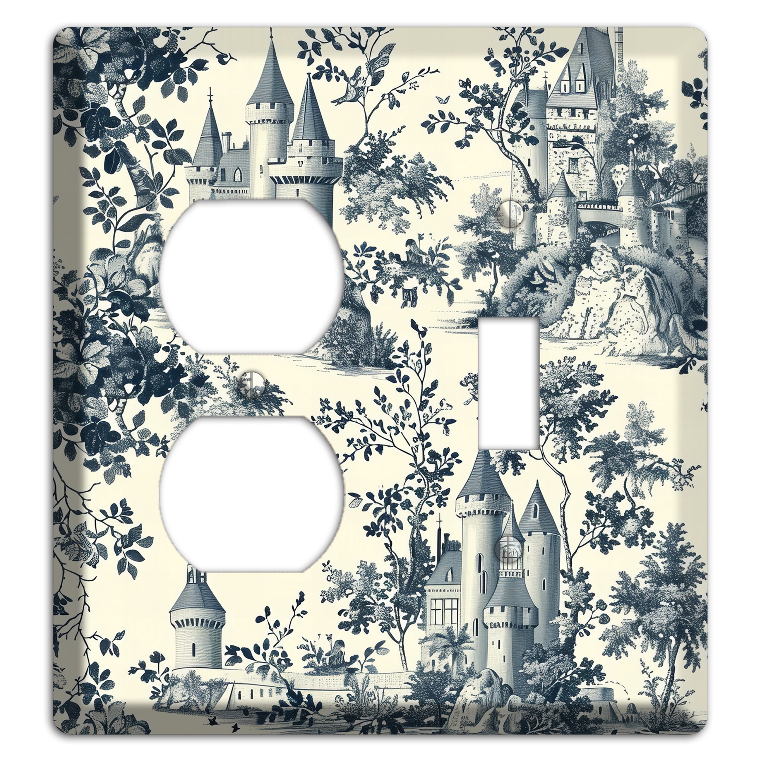 Castle & Crown Duplex / Toggle Wallplate