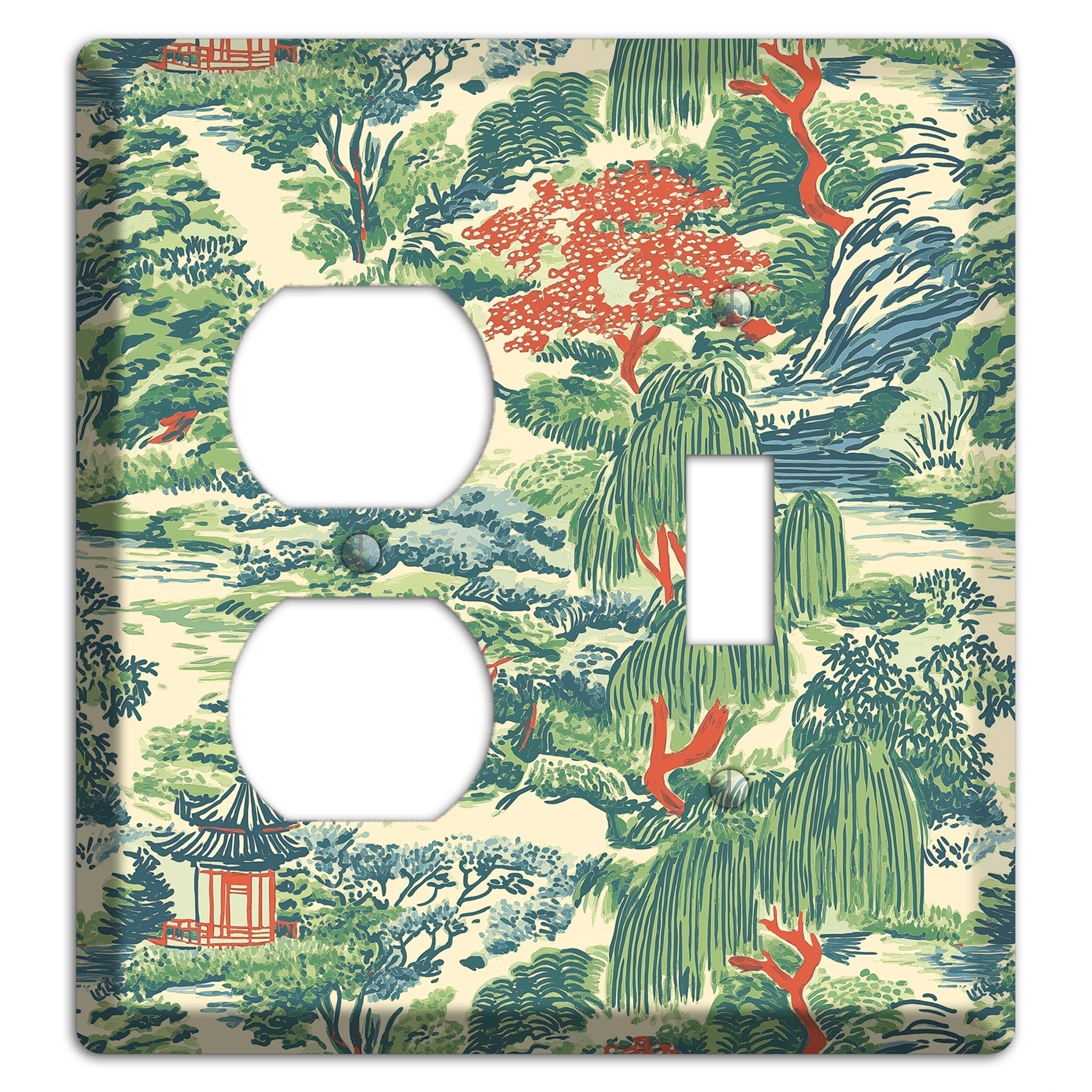 Pavilion & Willow Duplex / Toggle Wallplate