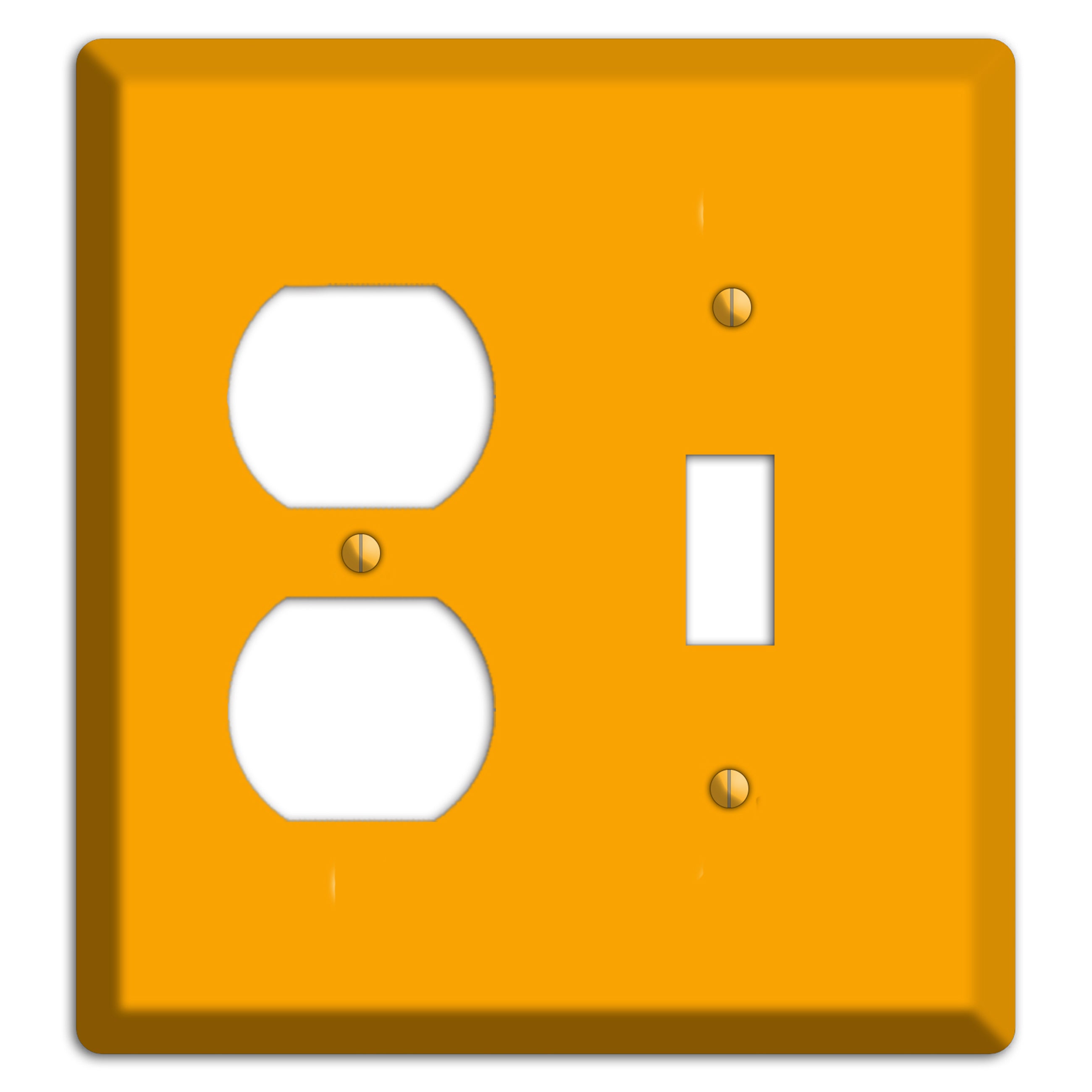 Baxter Mustard Duplex / Toggle Wallplate