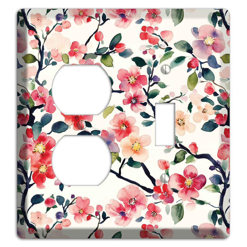 Blossom & Bough Duplex / Toggle Wallplate