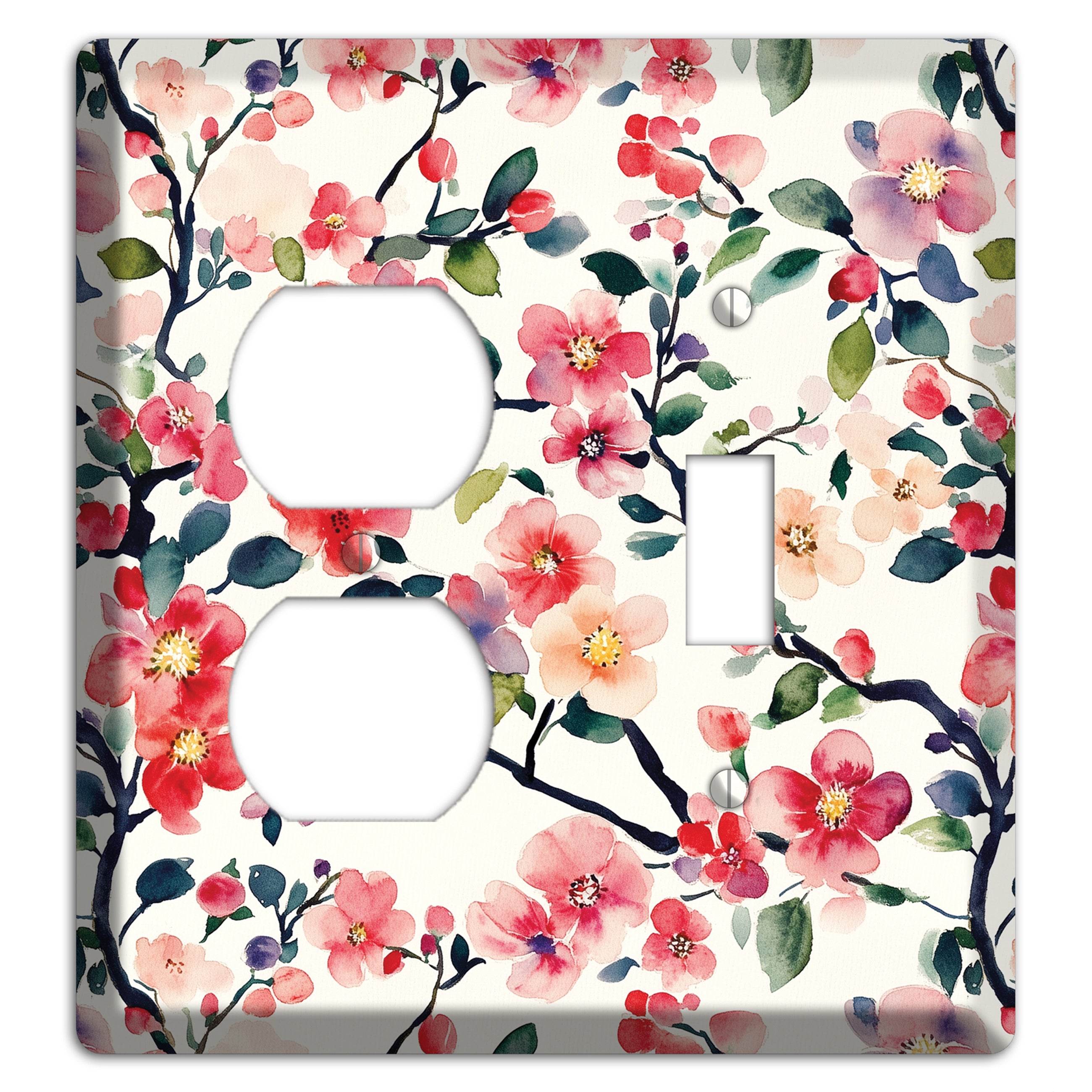 Blossom & Bough Duplex / Toggle Wallplate