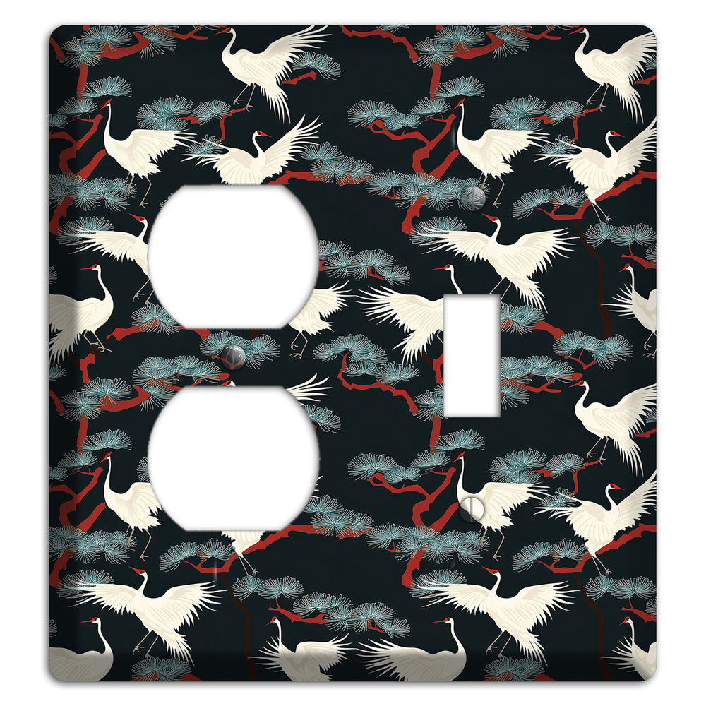 Obsidian Pine Vigil Duplex / Toggle Wallplate