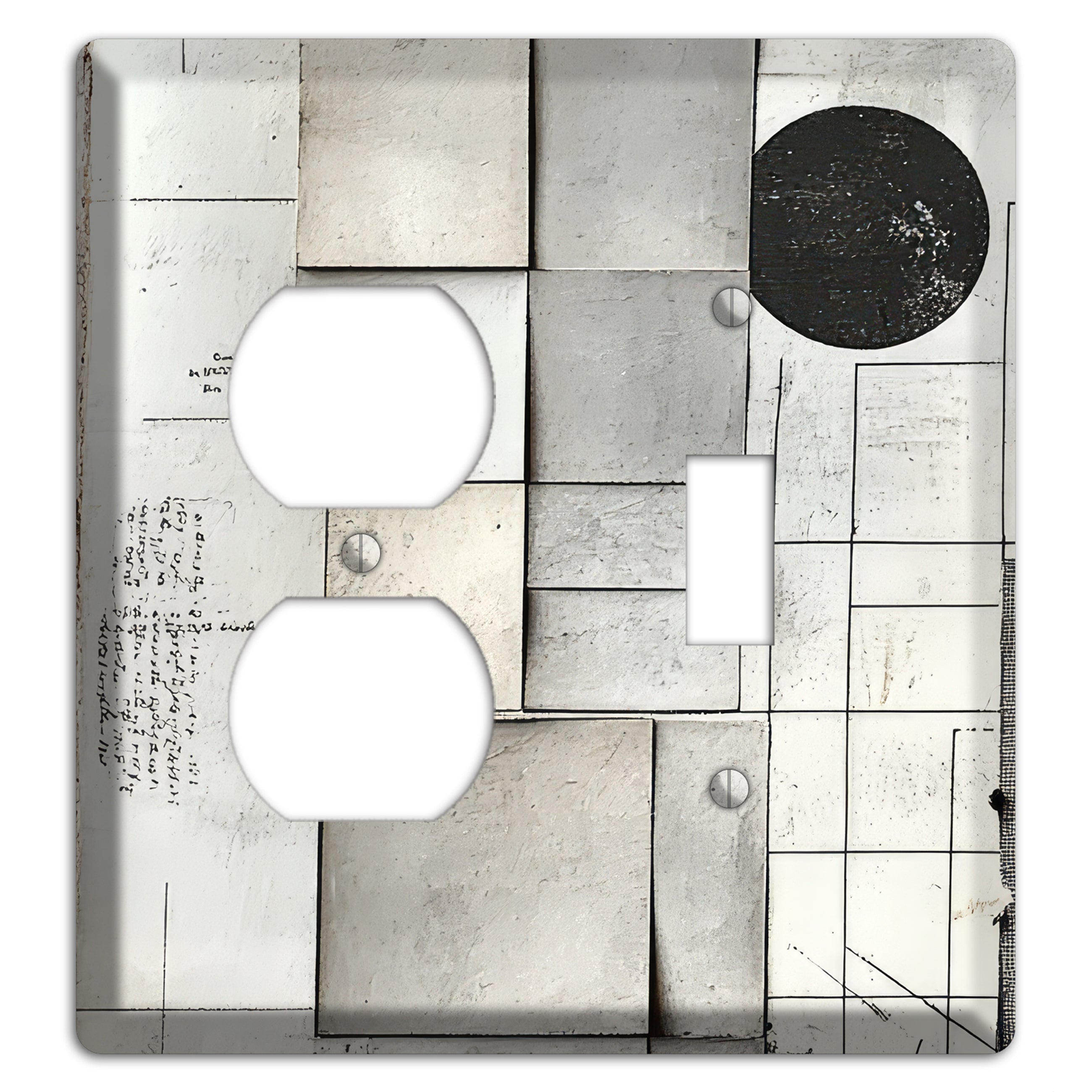 Cartographer's Quiet Ruin Duplex / Toggle Wallplate