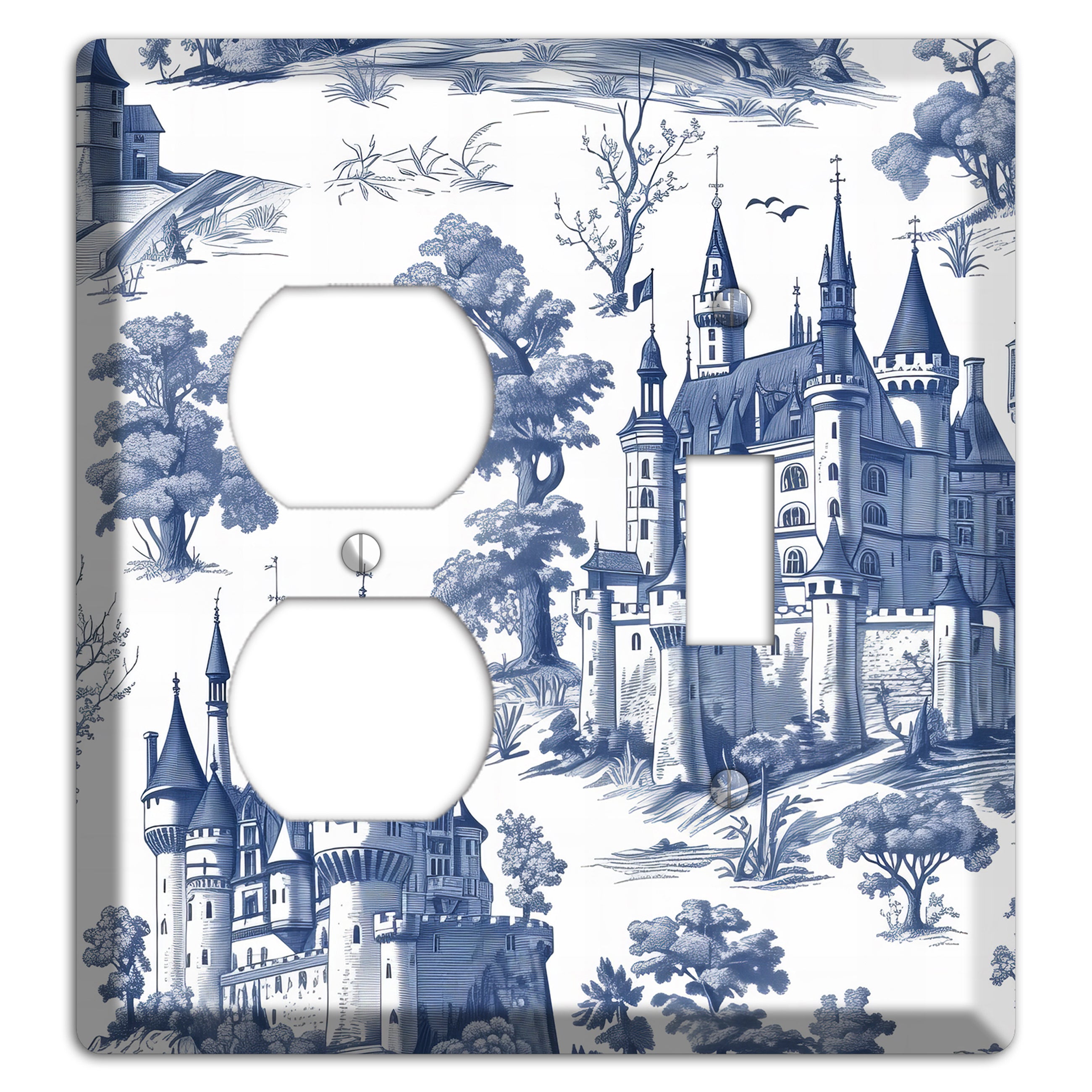 Fortress & Fog Duplex / Toggle Wallplate
