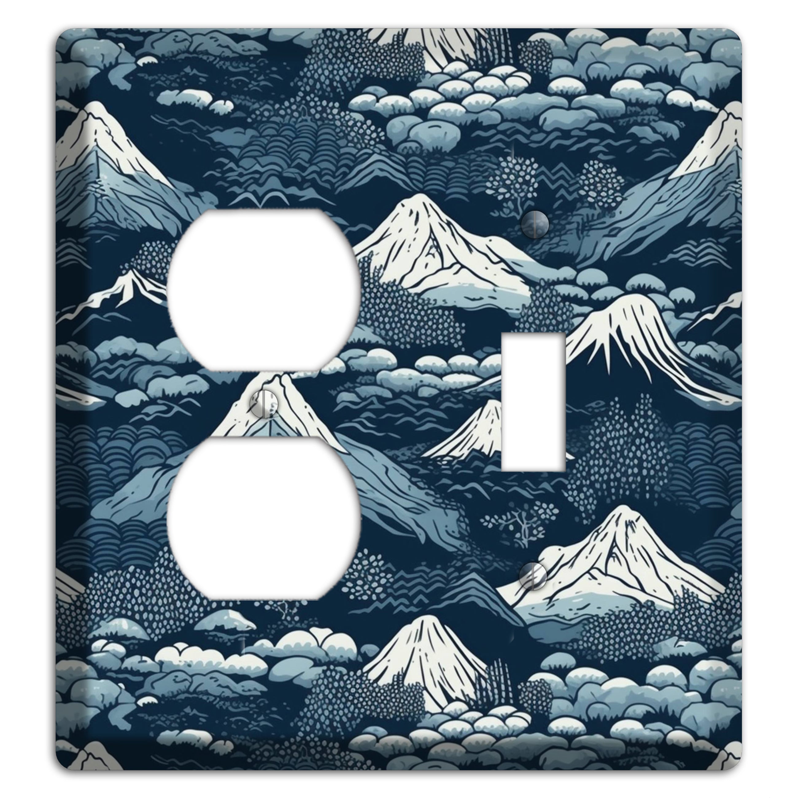 Summit & Fog Duplex / Toggle Wallplate
